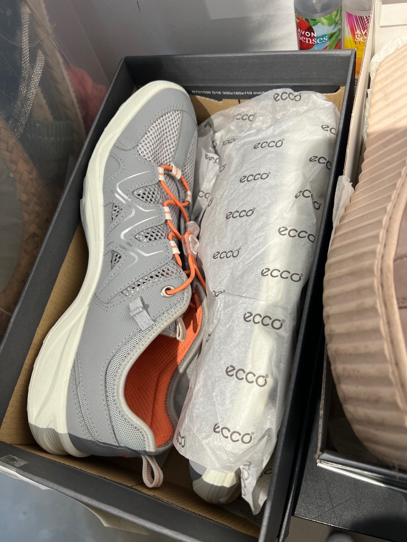 NEU! Ecco Sneaker Grau Größe: 42