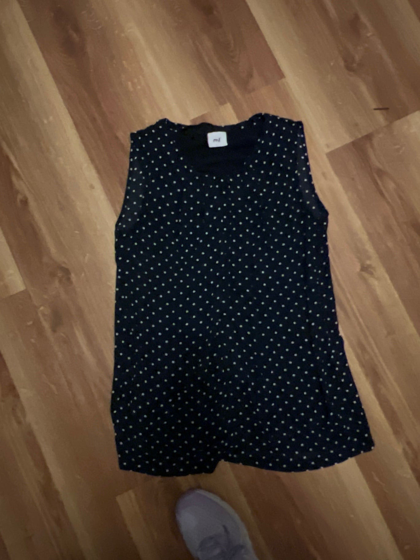 Mamaliciuos Ärmelloses Bluse Dunkelblau Größe: L