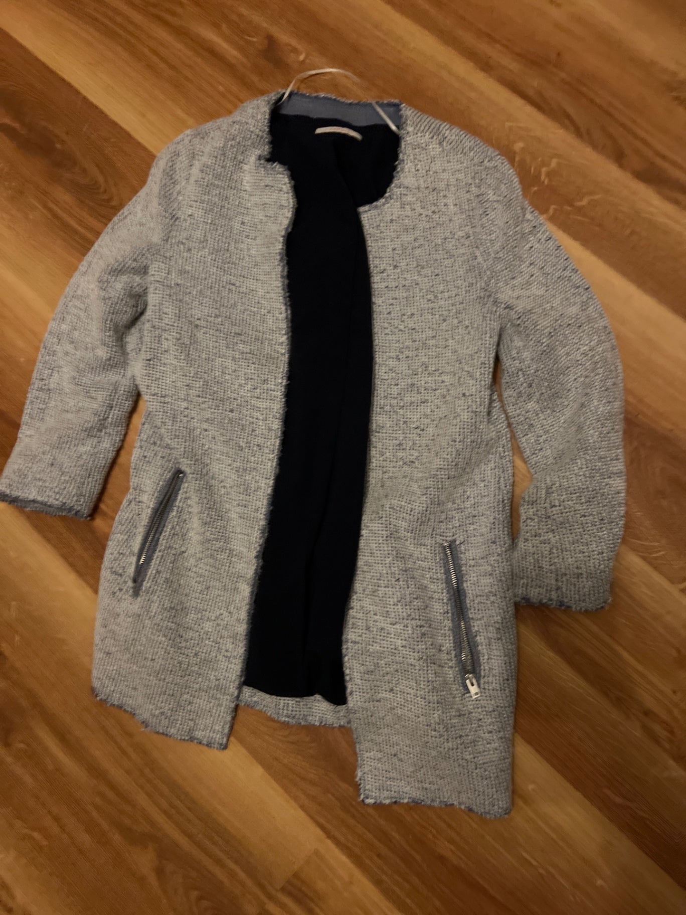 Esprit Jacke / Cardigan weiß blau Größe: 38