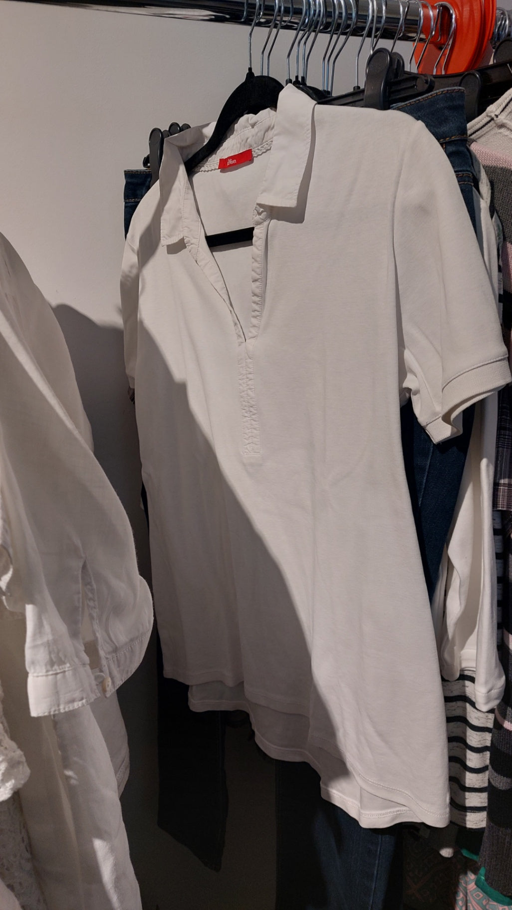 S.Oliver Poloshirt Weiß Größe: 46