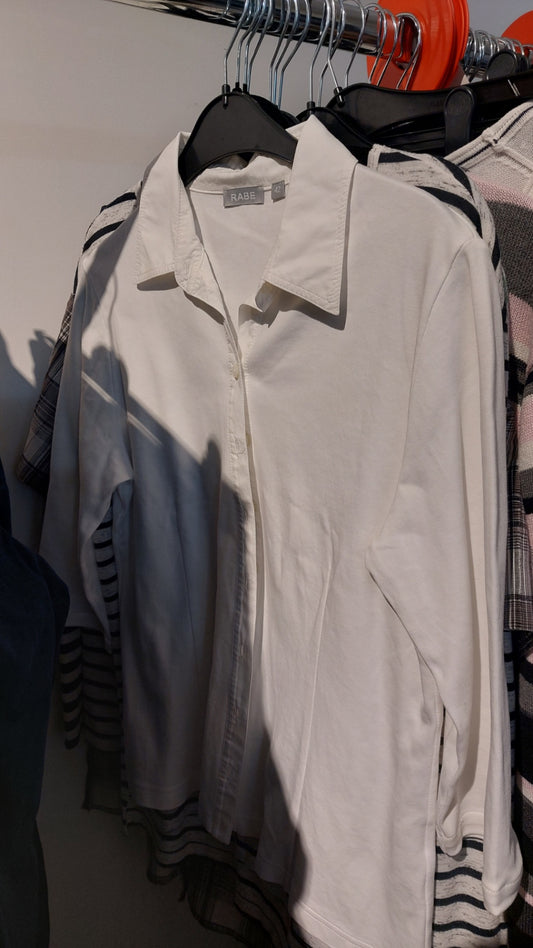 RABE Bluse Weiß Größe: 42