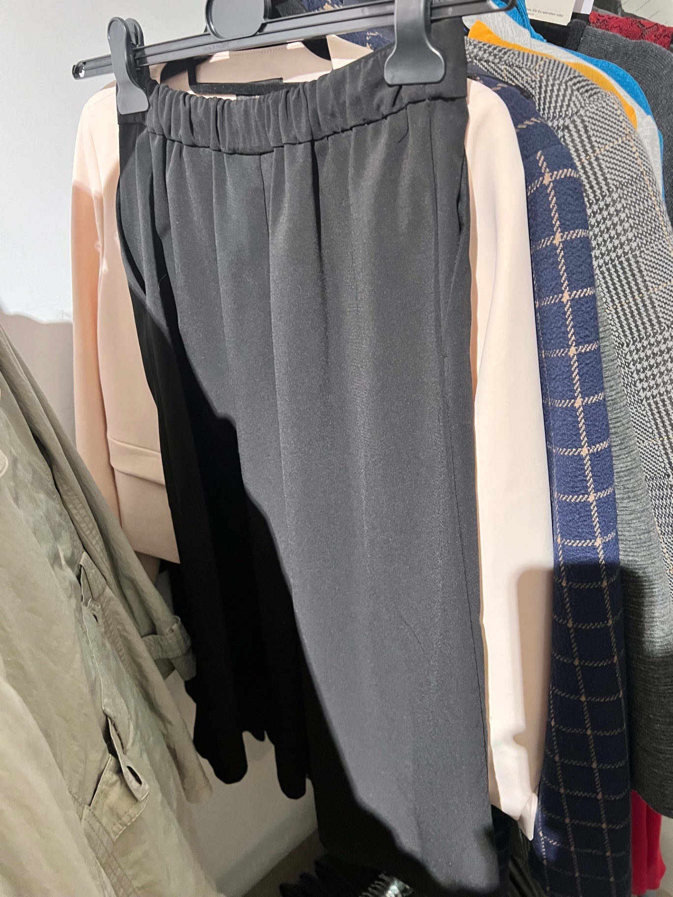 Monki Hose Schwarz Größe: 34