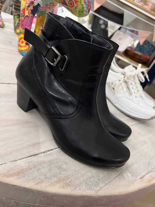 Caprice Stiefeletten Schwarz Größe: 40