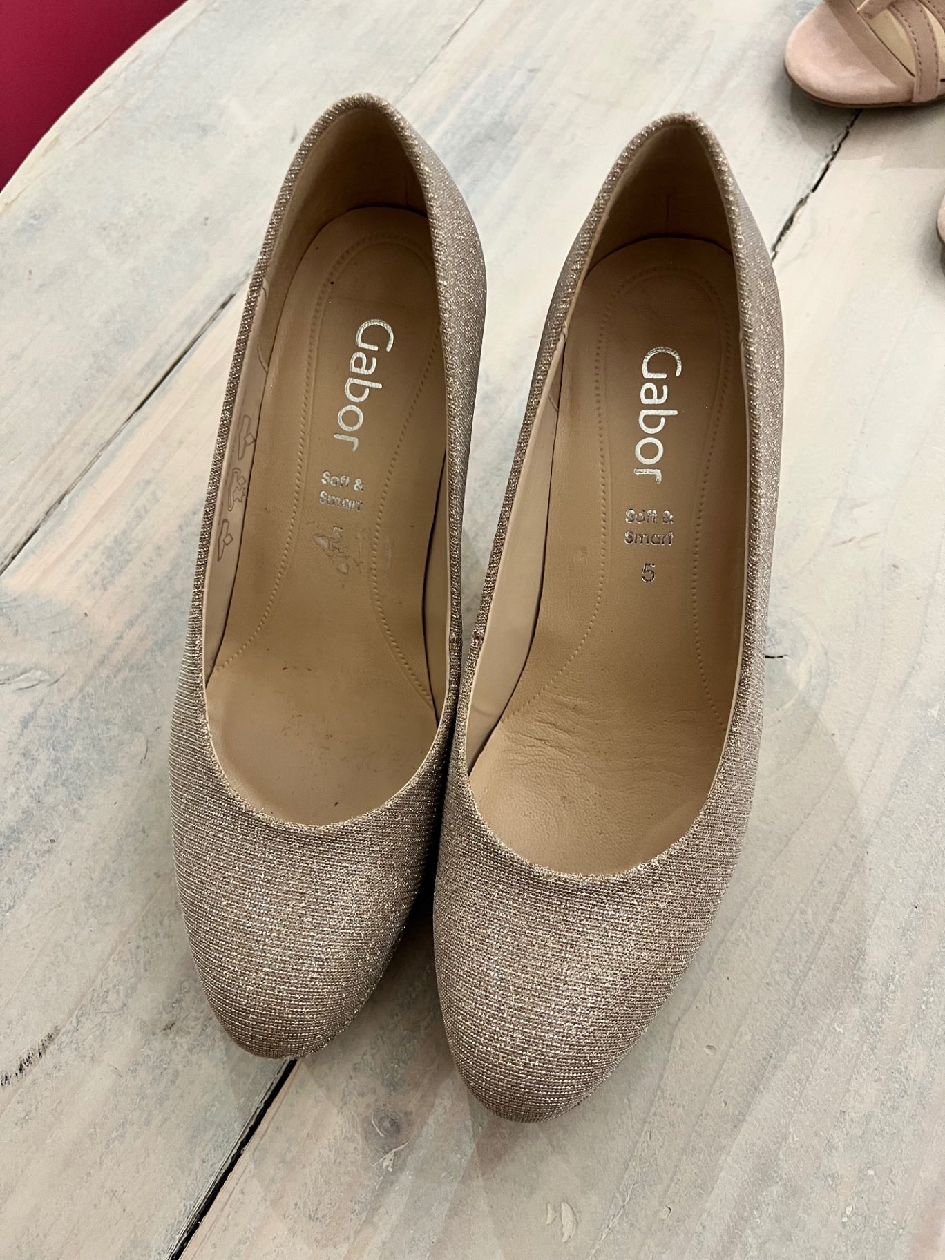 Gabor Pumps Beige Größe: 38