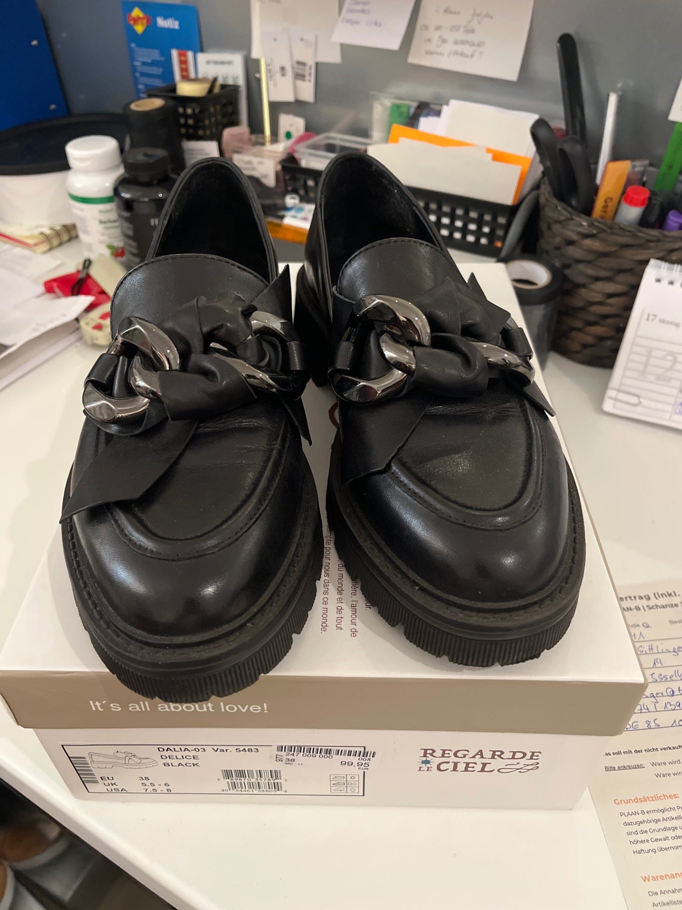 Regarde le Ciel Schuhe Schwarz Größe: 38