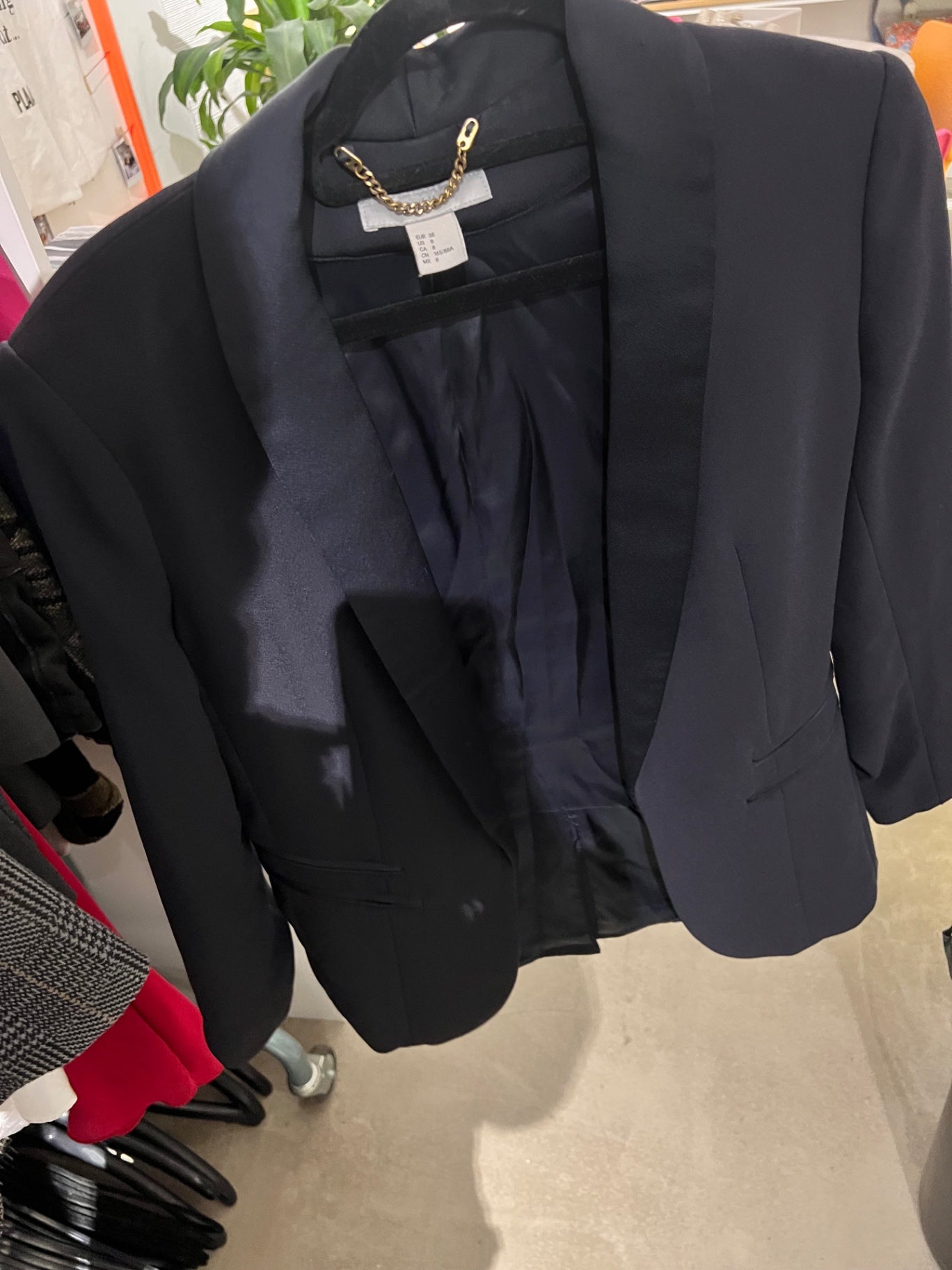 H&M Blazer Schwarz Größe: 38