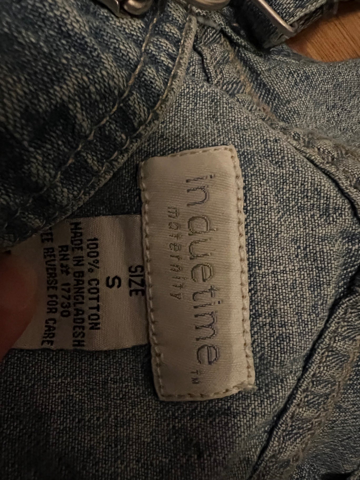 InDueTime 90’s Vintage Latzhose Blau Größe: M