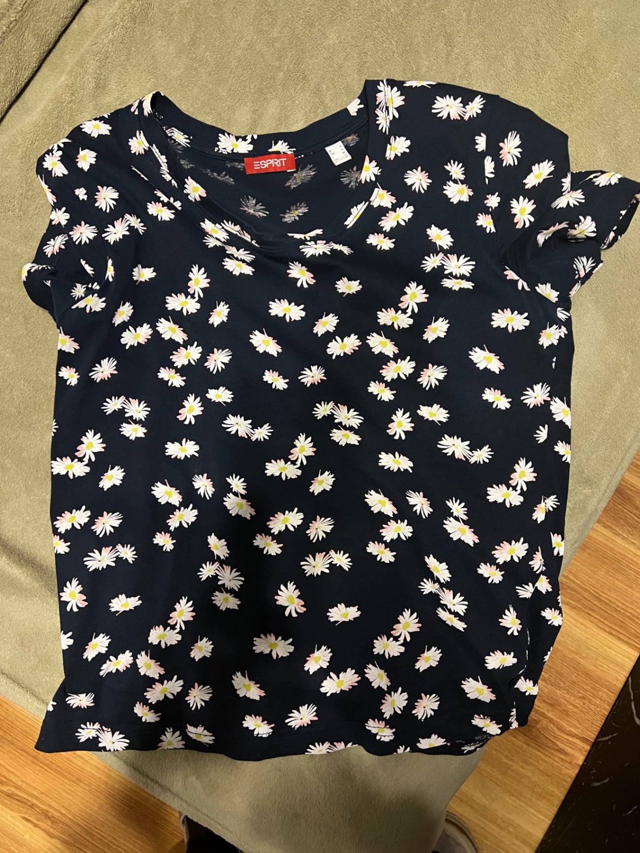 Esprit T-Shirt Dunkelblau Größe: S