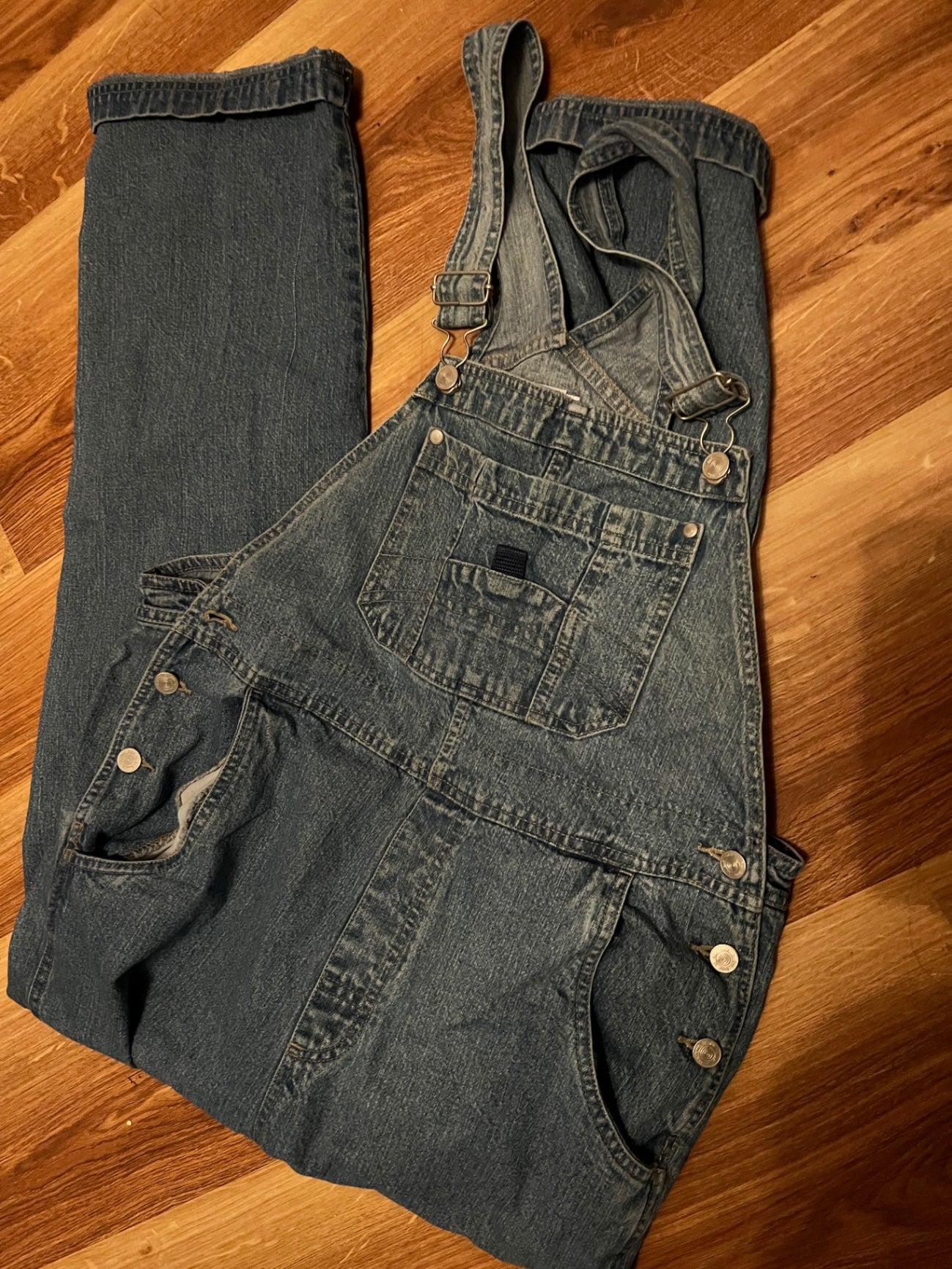 InDueTime 90’s Vintage Latzhose Blau Größe: M