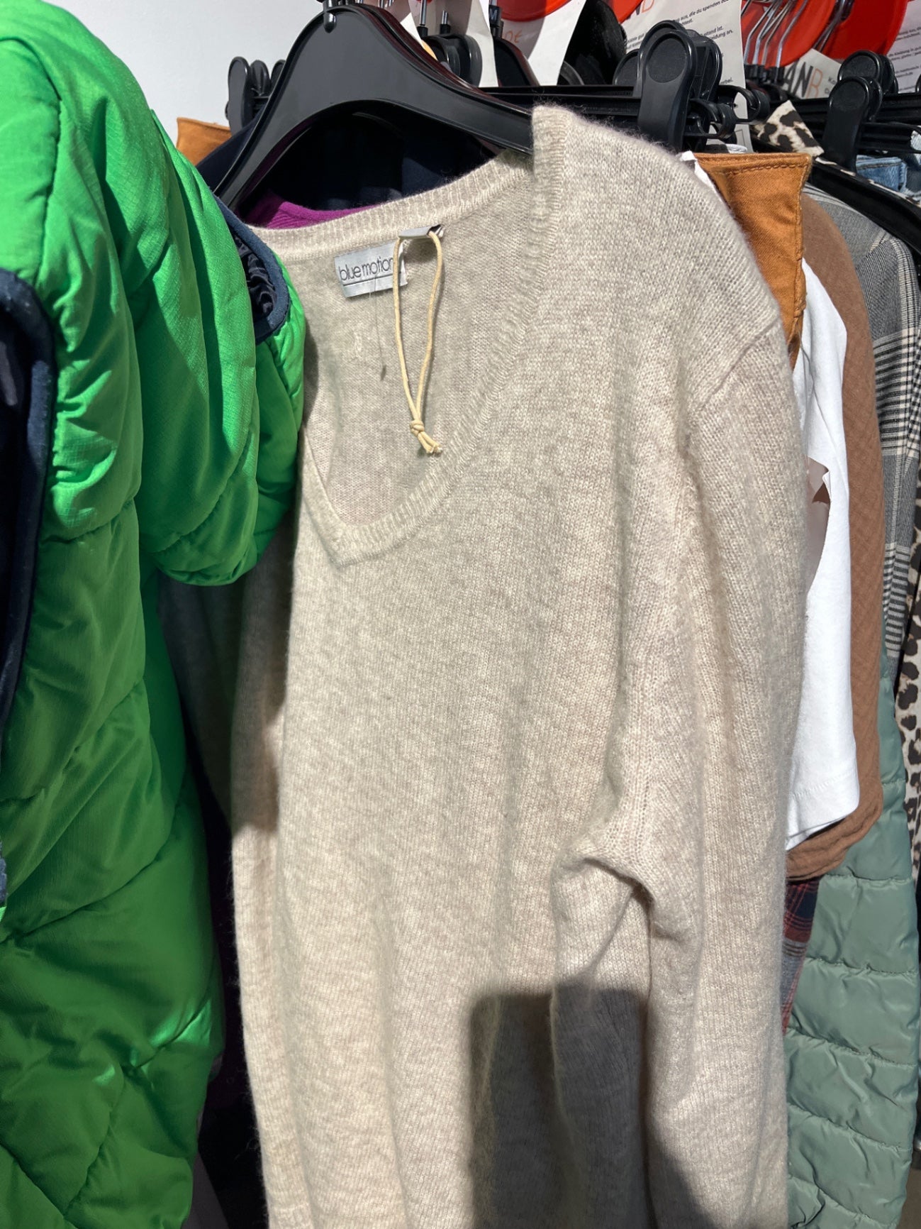 Kaschmir, B-Ware Pullover Beige Größe: