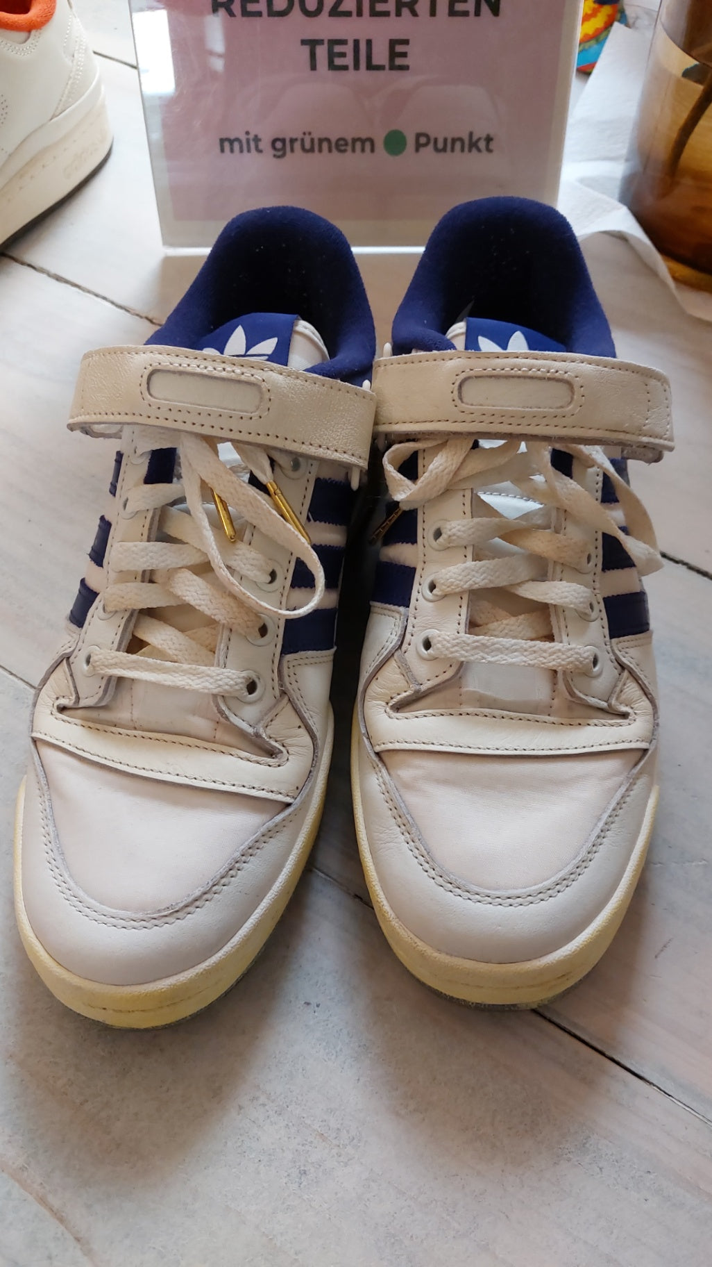 Adidas Sneaker Weiß/Lila Größe: 8,5