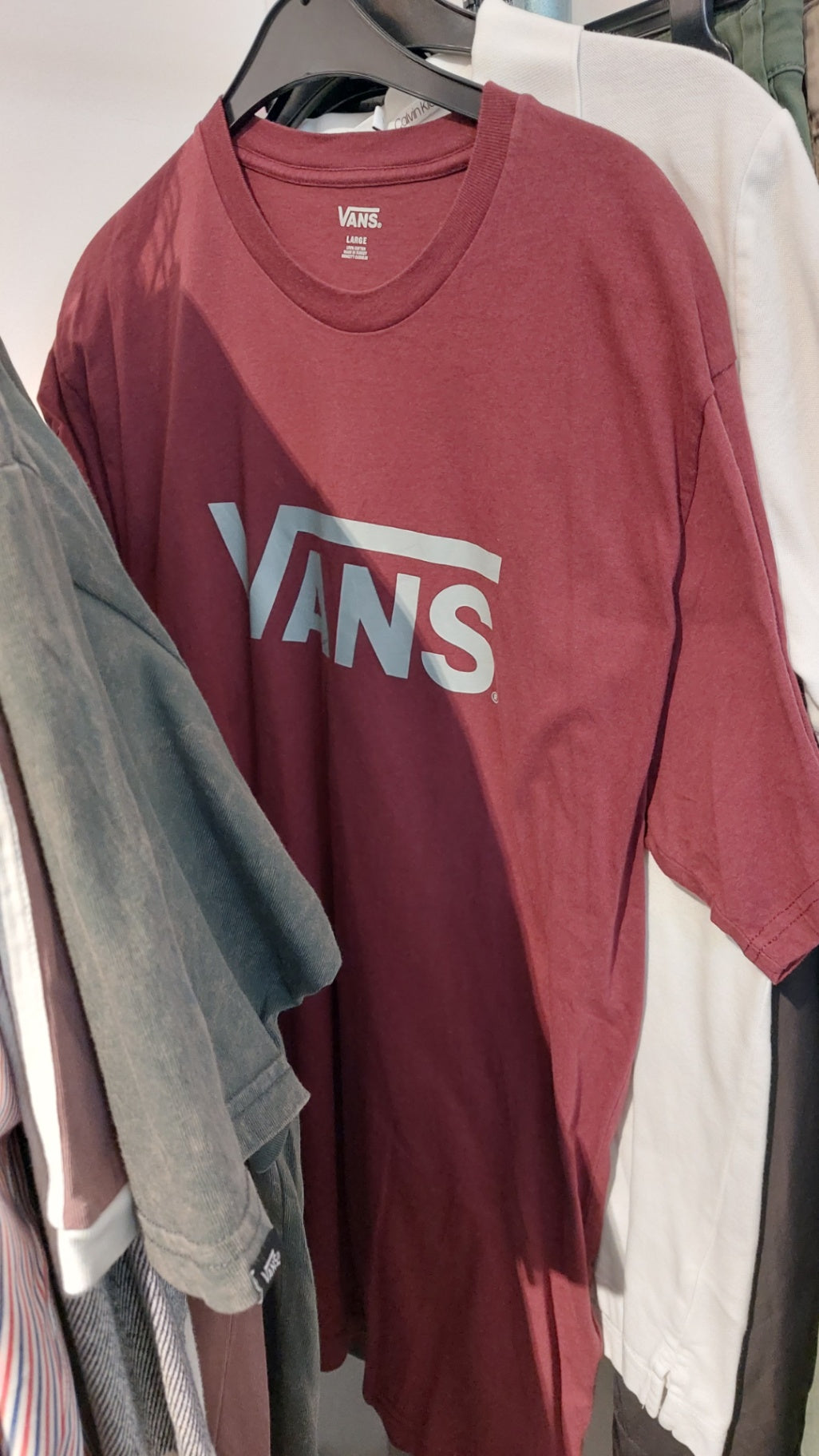 Vans T-Shirt Bordeauxrot Größe: L