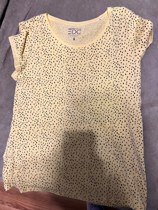 EDC T-Shirt Gelb Größe: M