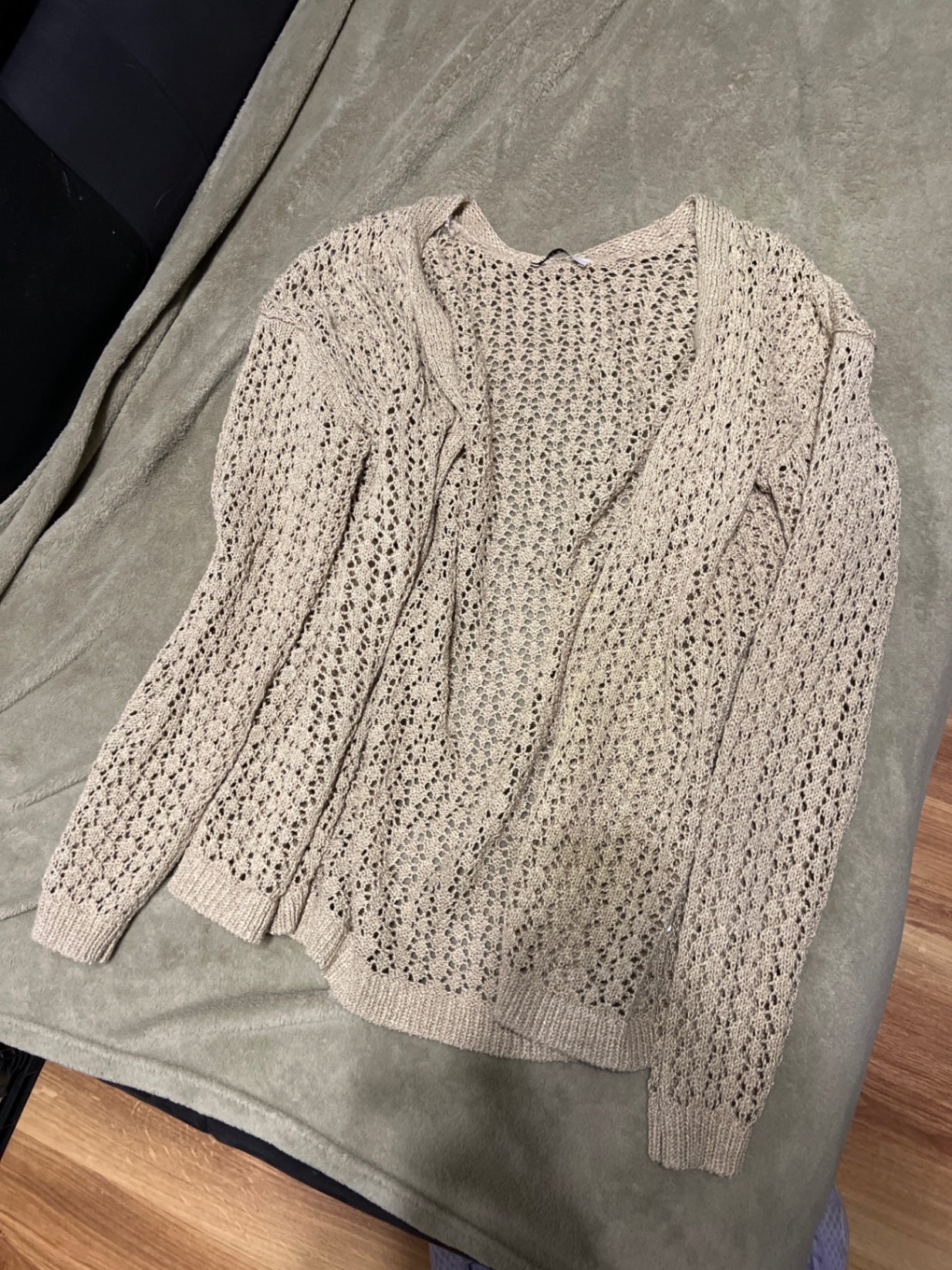 Orsay Strickjacke Beige Größe: L