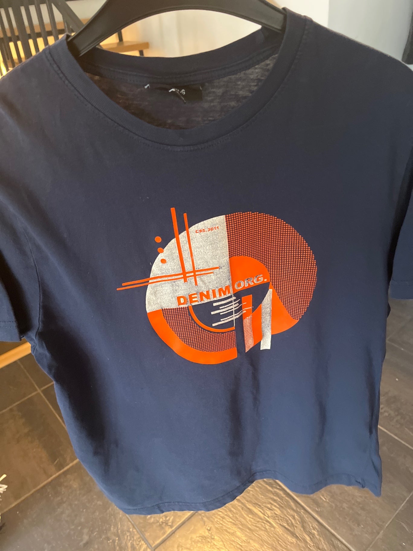 Smog T-Shirt Dunkelblau Größe: S