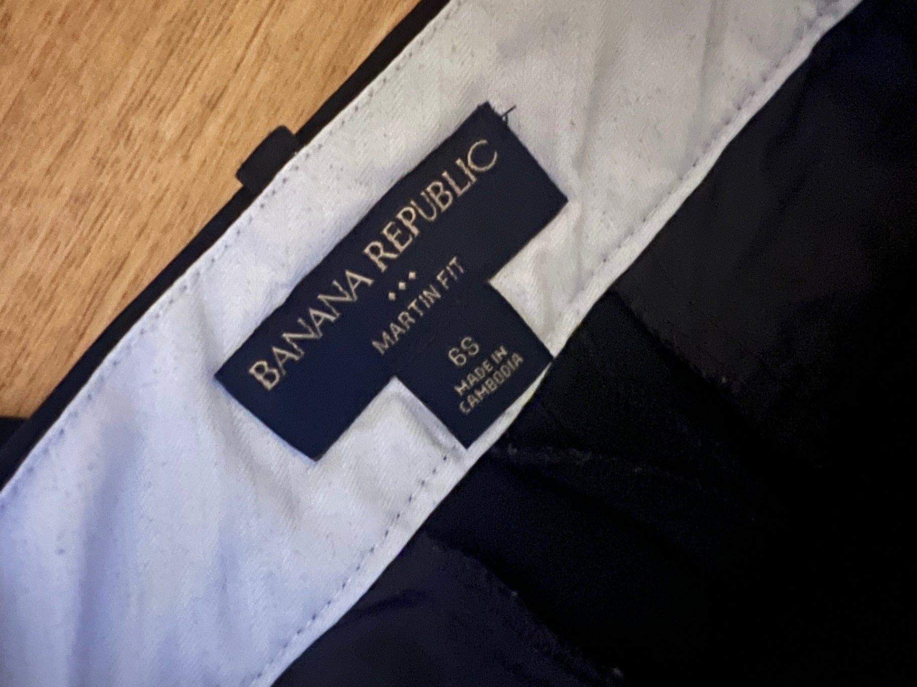 Banana Republic Stoffhose Schwarz Größe: S