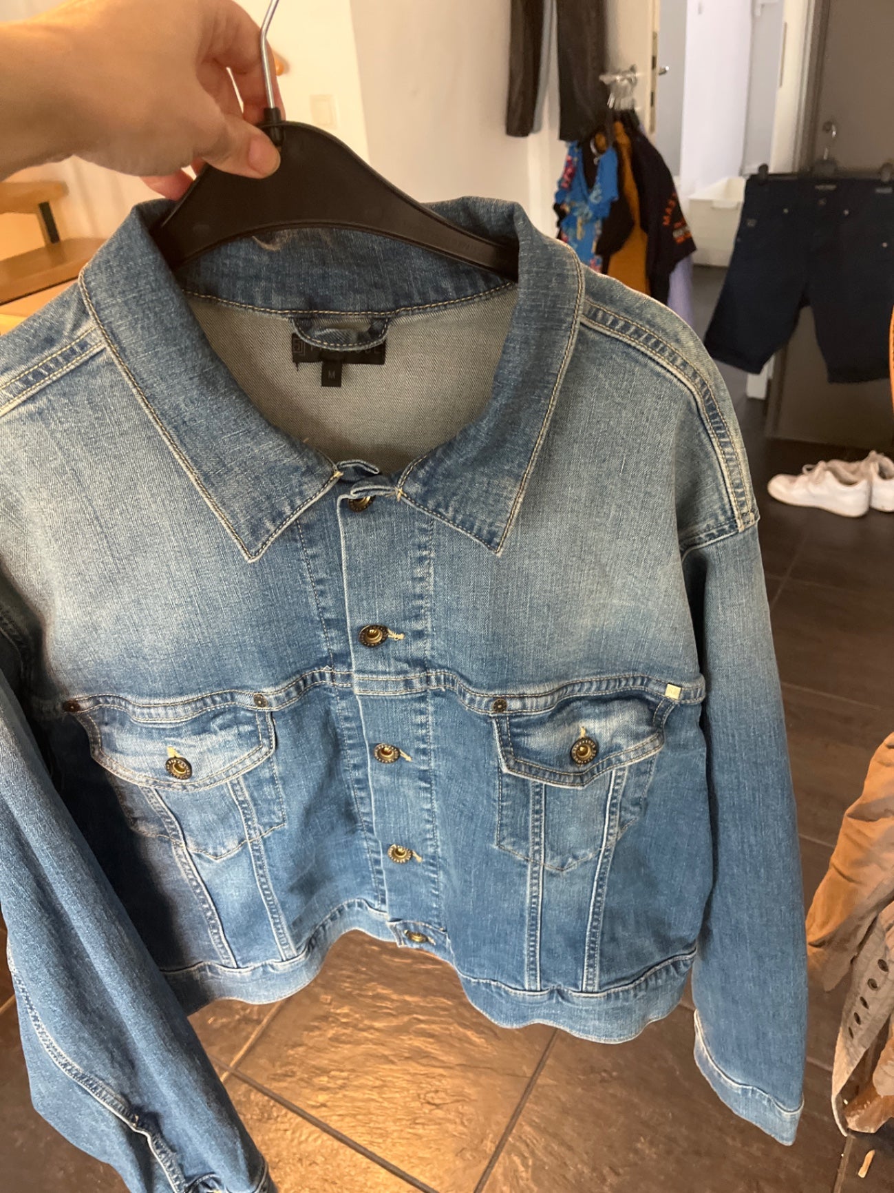 Freesoul Jeansjacke Blau Größe: M