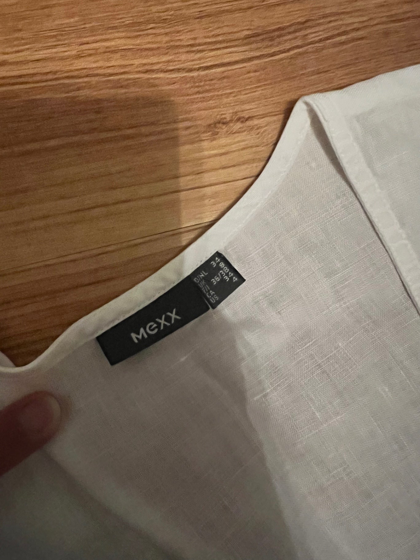 MEXX Leinenbluse Weiß Größe: S
