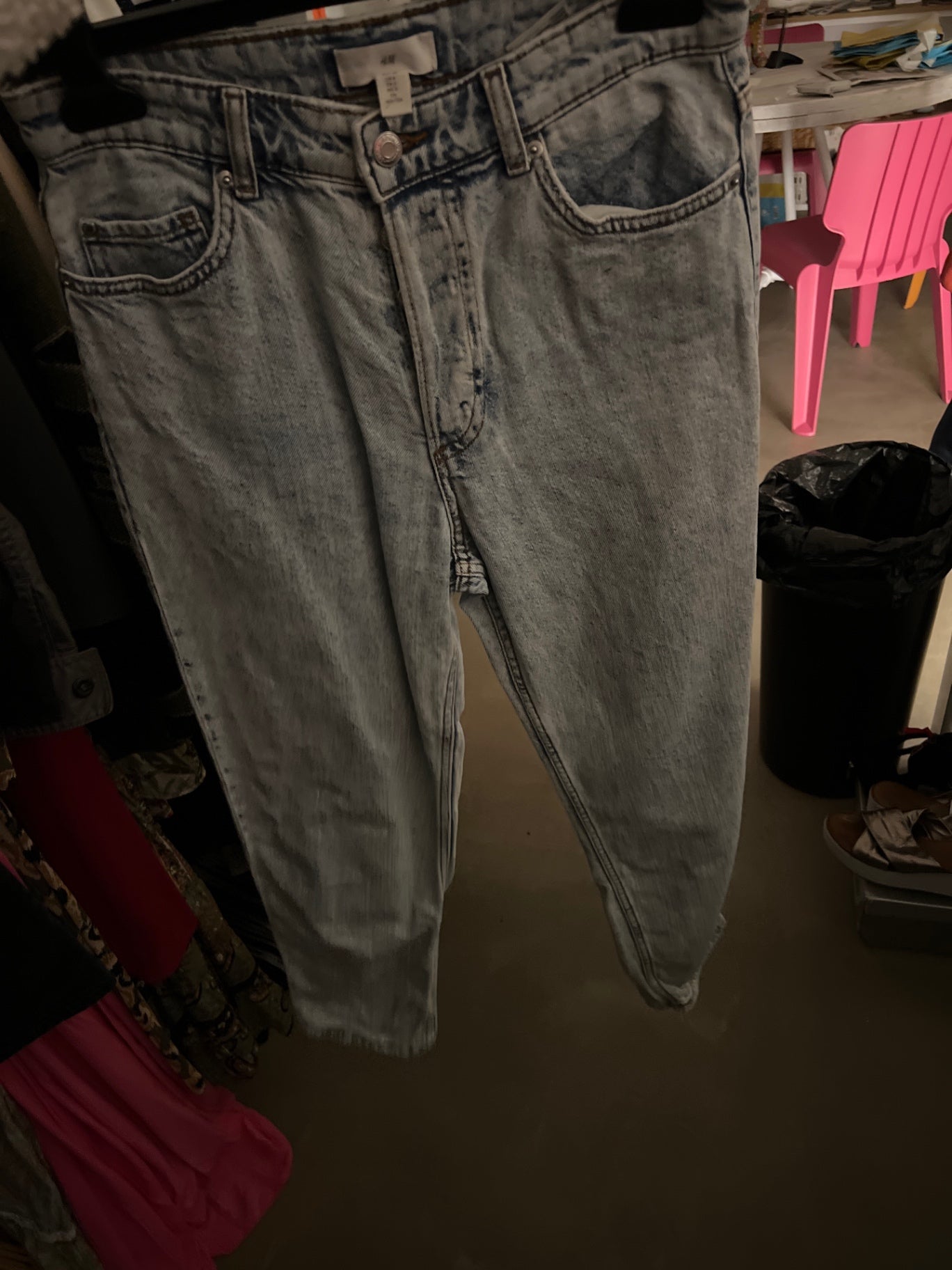 H&M Jeans Hellblau Größe: 38