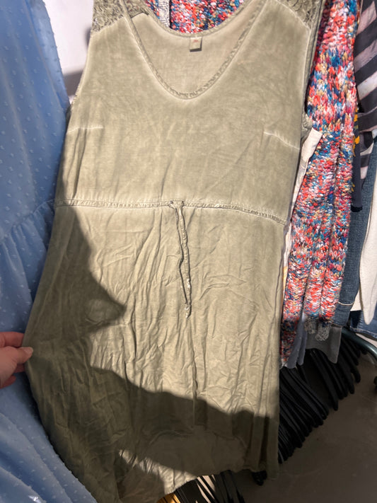 S. Oliver Kleid Olivgrün Größe: 36