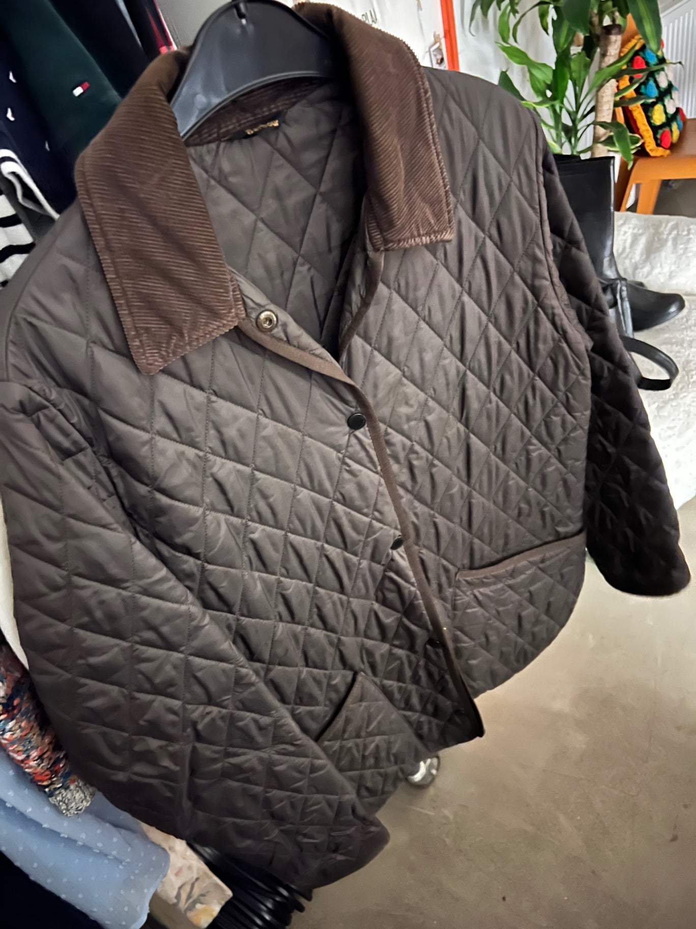 Barbour Steppjacke Braun Größe: 40