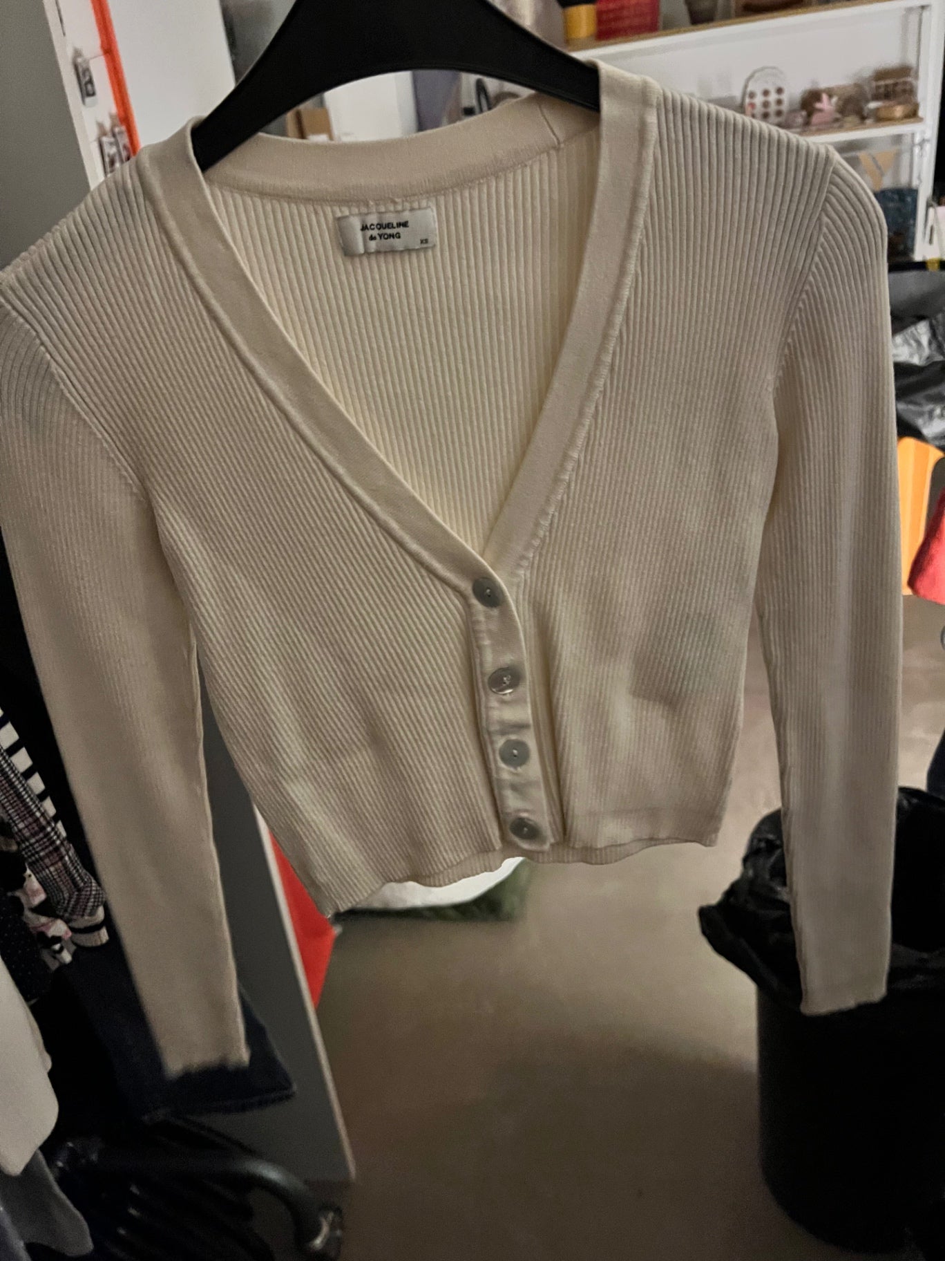 JDY Cardigan Creme Größe: XS