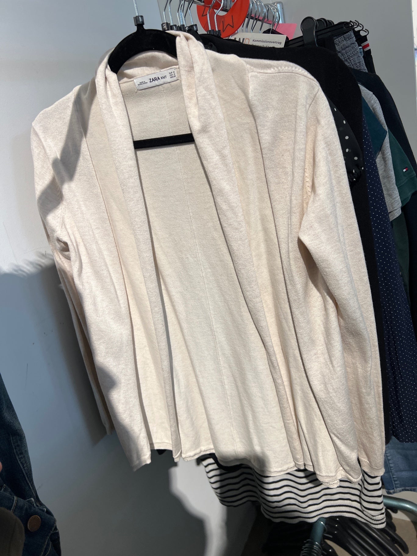 Zara Cardigan Beige Größe: M