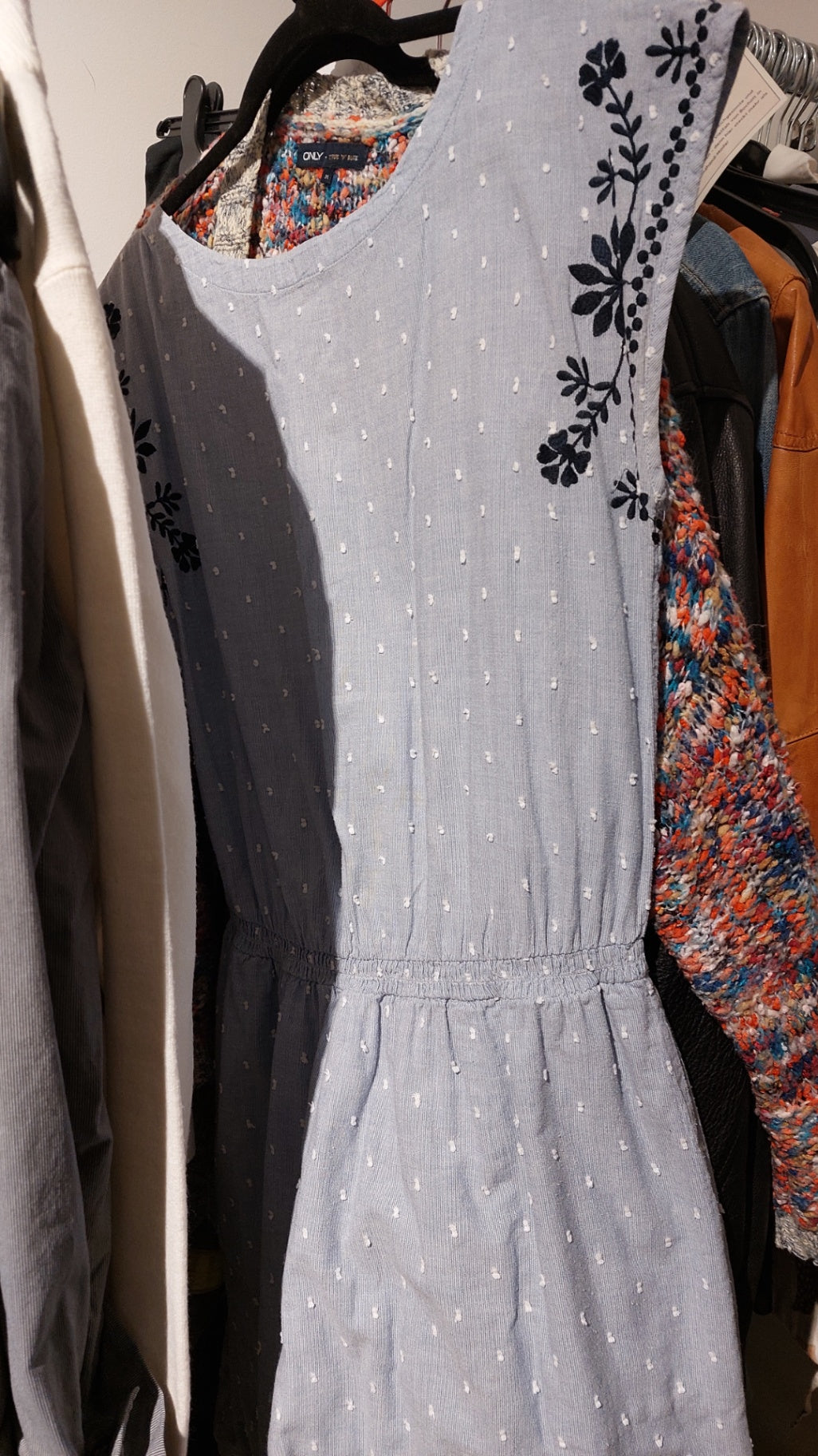 EDC Kleid Himmelblau Größe: S