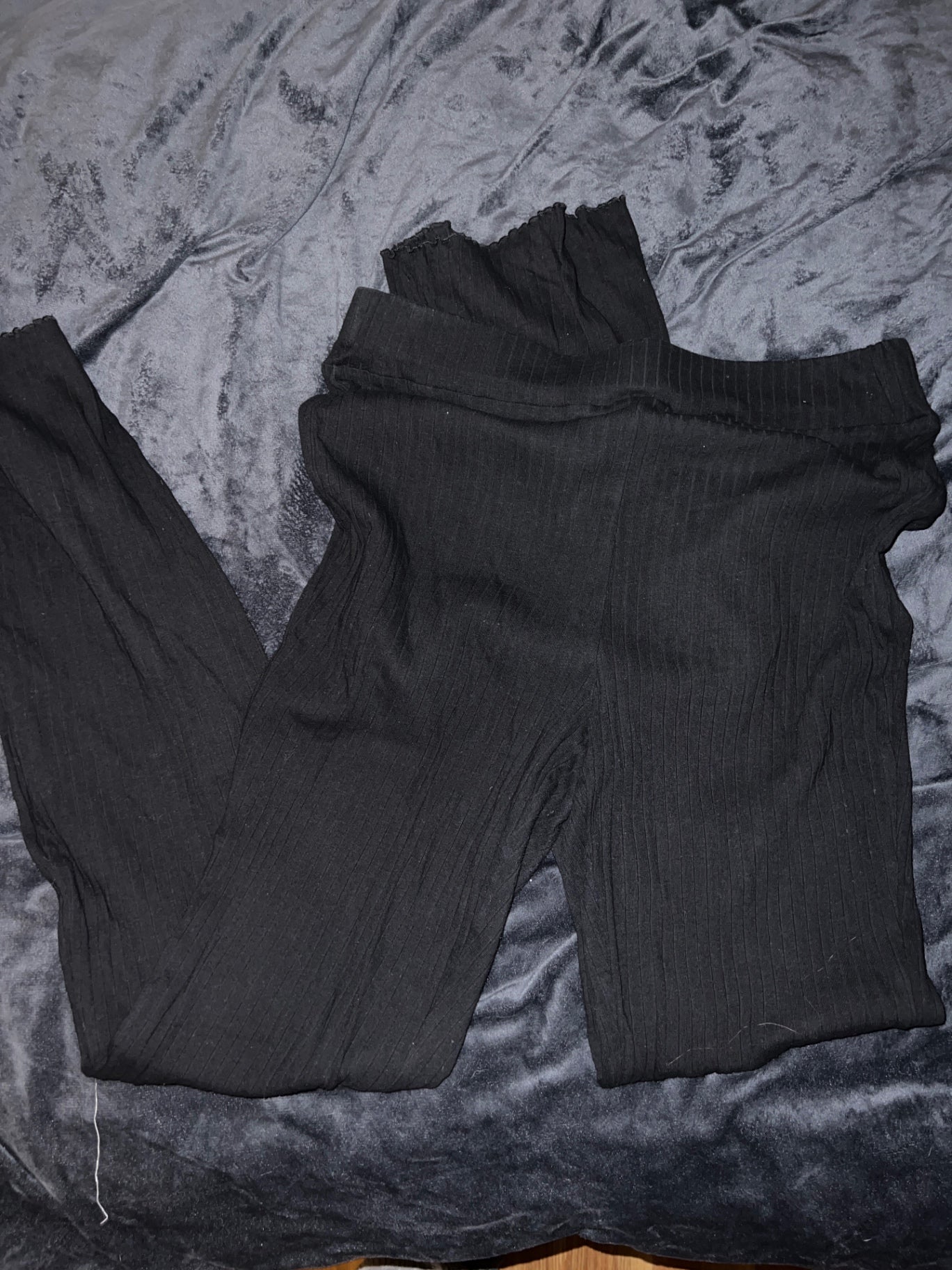 Homewear Hose Schwarz Größe: L