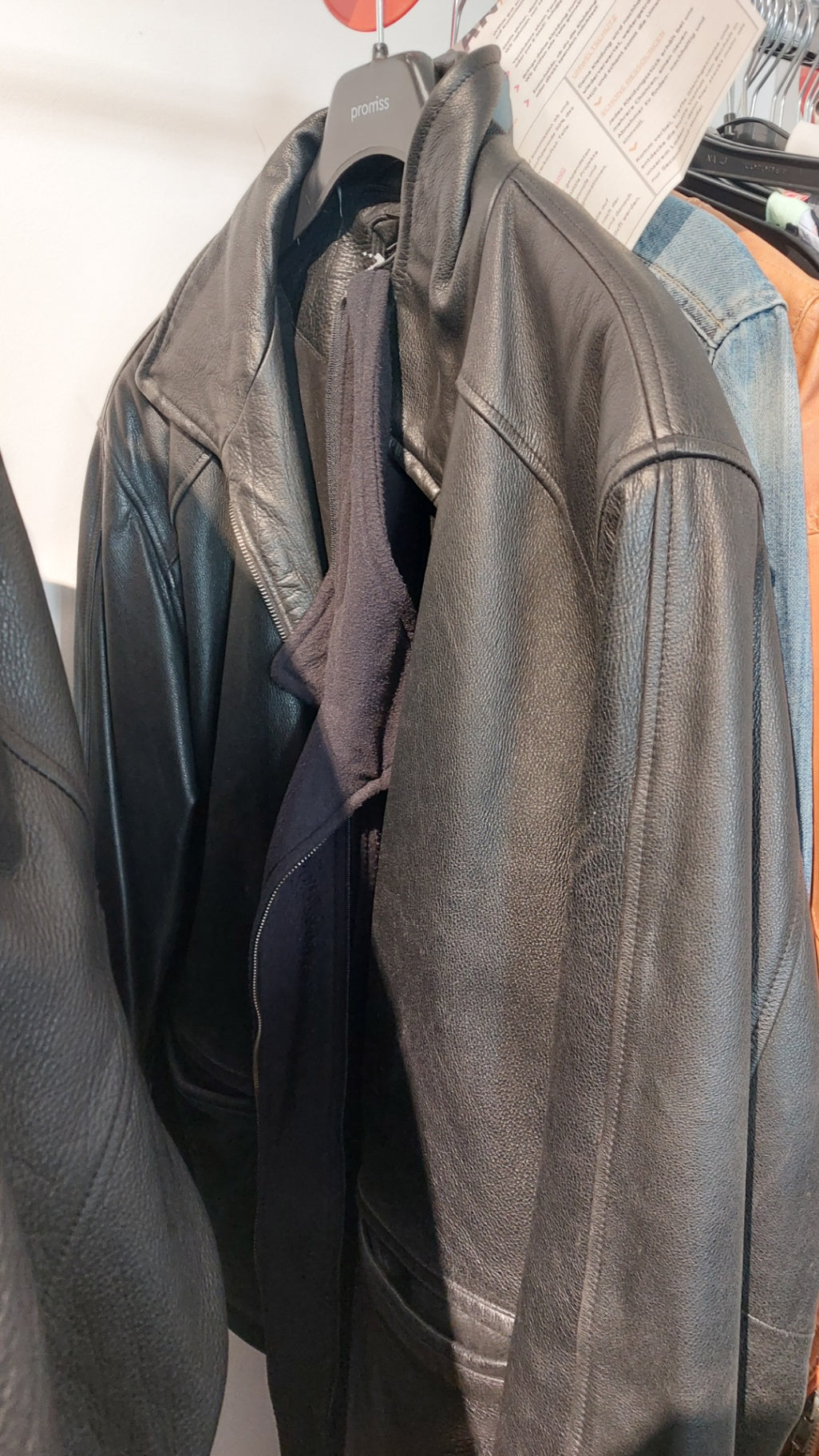 Vera Pelle Lederjacke Schwarz Größe: 50