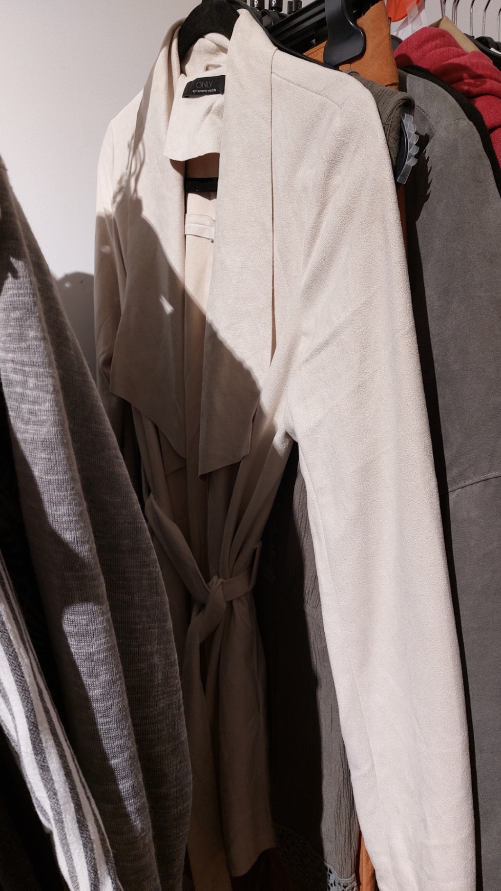 ONLY Mantel Beige Größe: XS