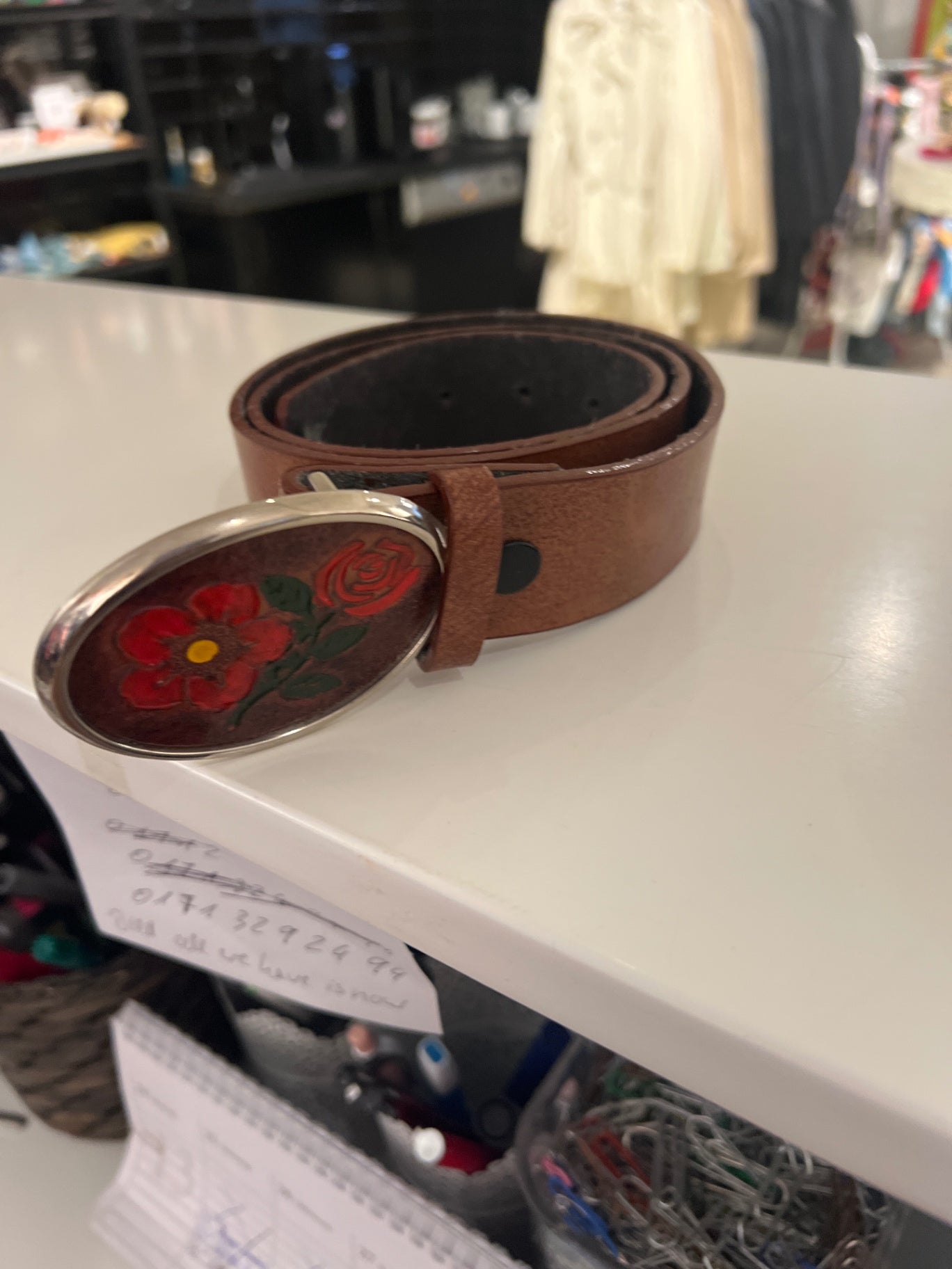 VINTAGE Gürtel Braun 