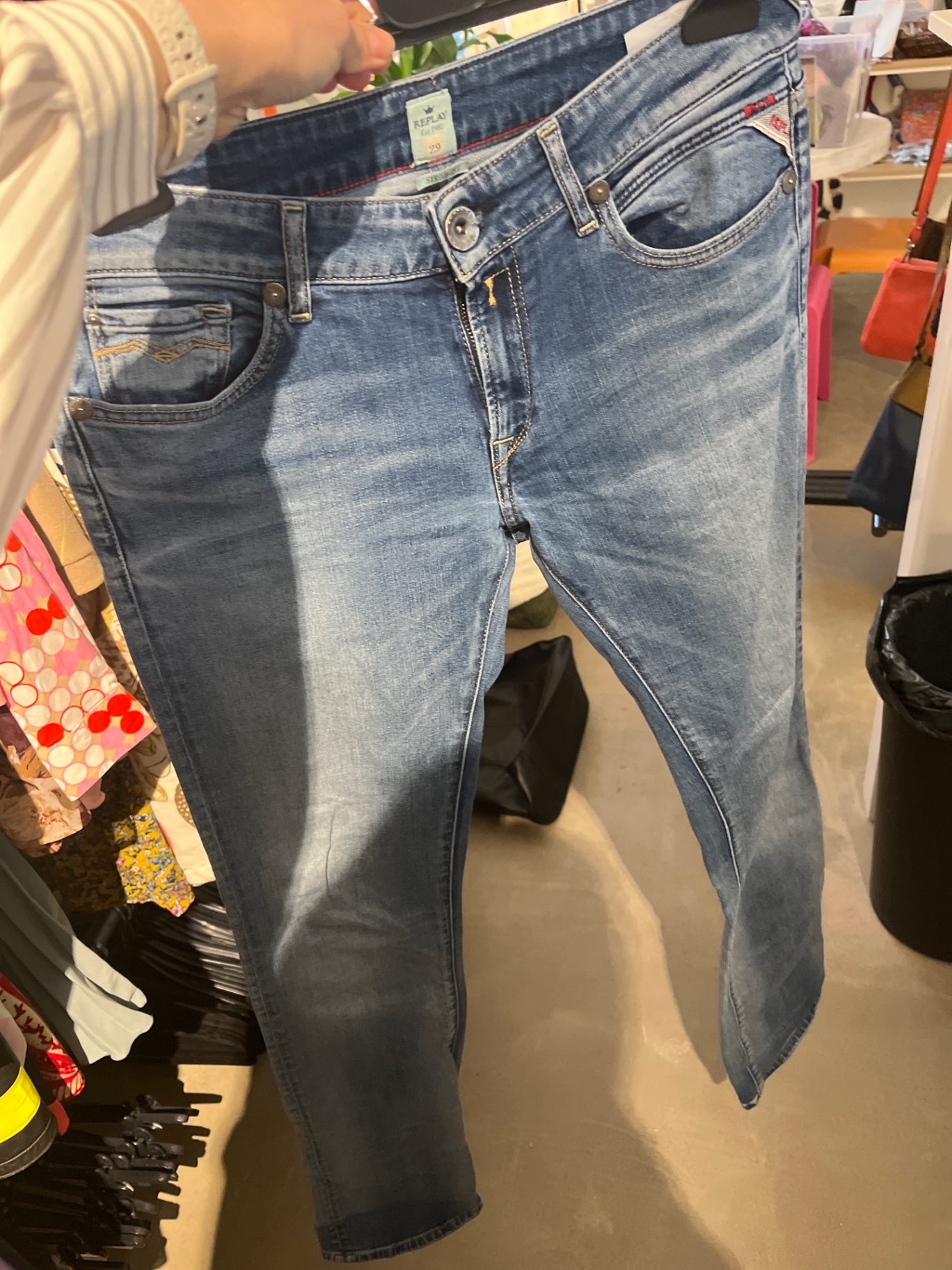 Replay Jeans Hellblau Größe: 29/34