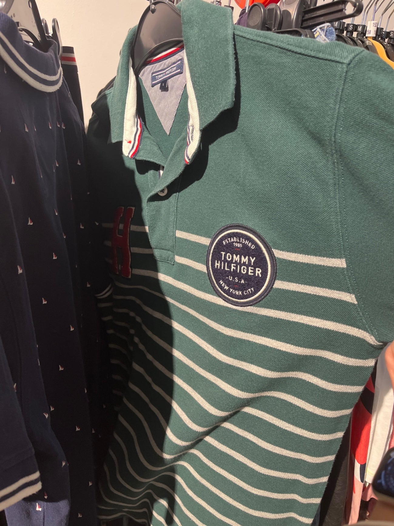 Tommy Hilfiger Poloshirt Grün Größe: S