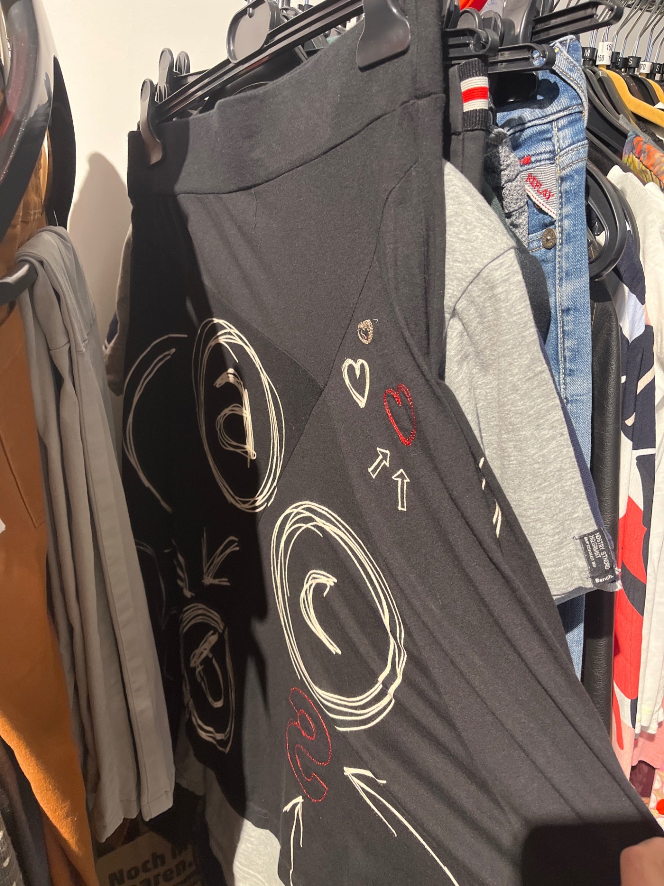 Desigual Rock Schwarz bunt Größe: L