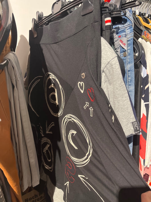 Desigual Rock Schwarz bunt Größe: L