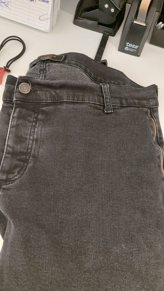 SikSilk Jeans Schwarz Größe: XL