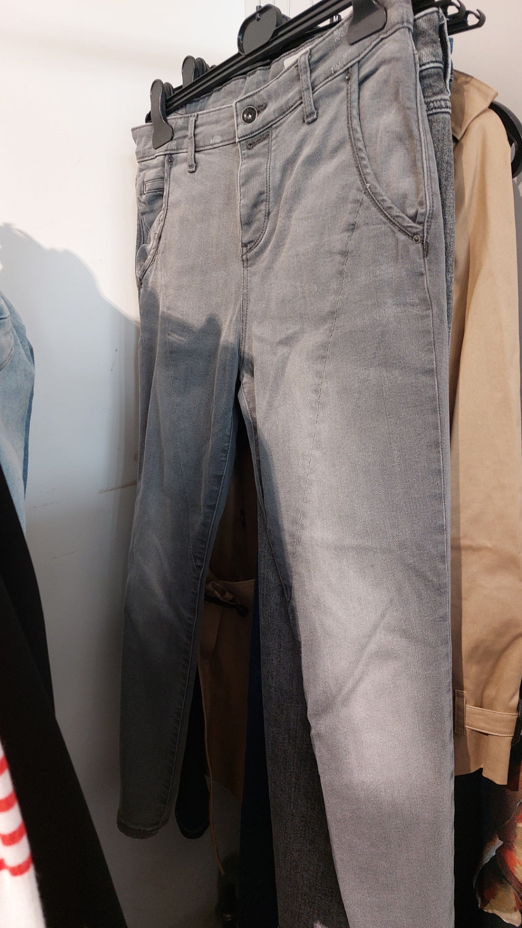 Esprit Denim Jeans Grau Größe: 27