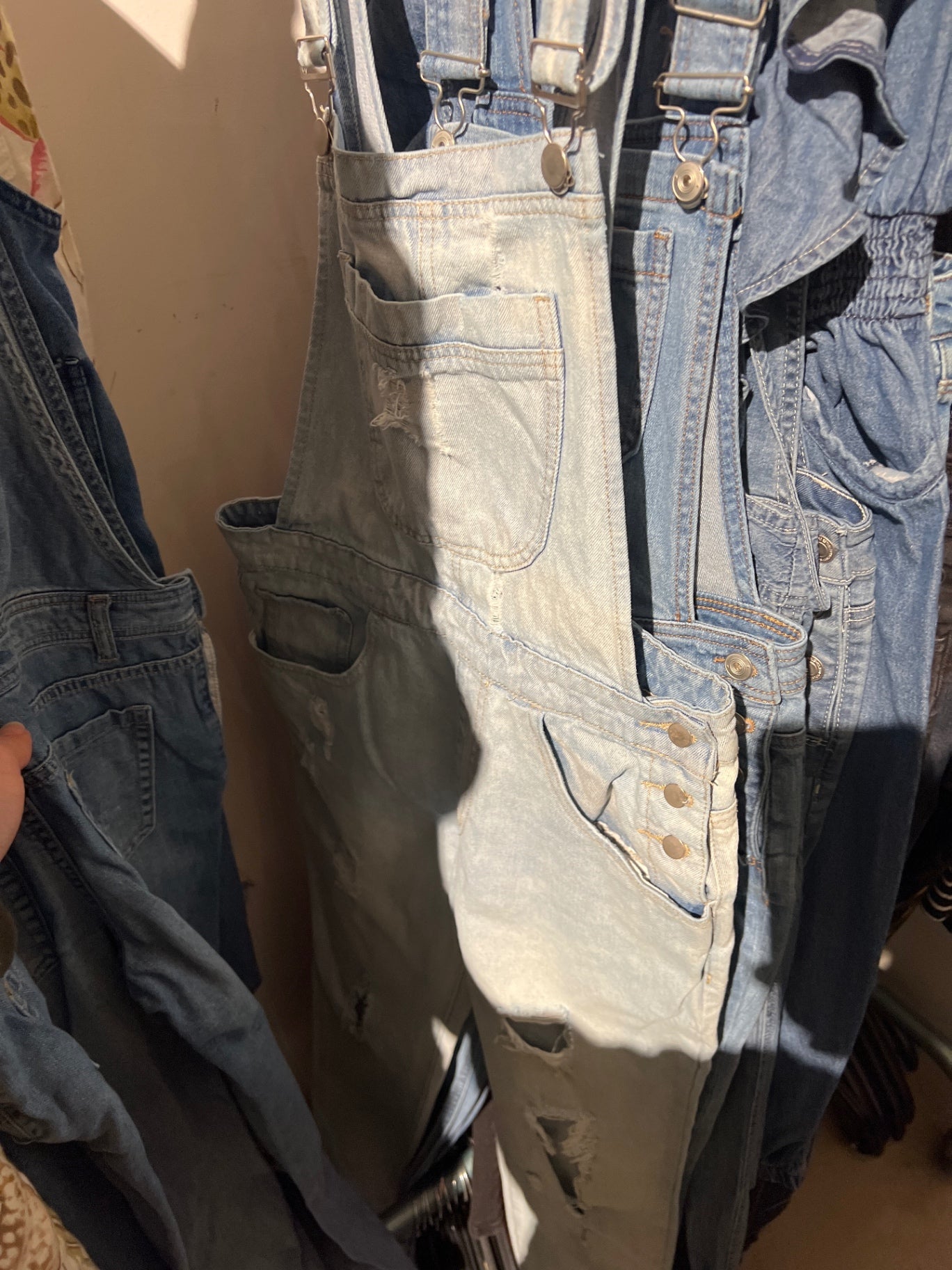 Forever 21 Latzhose Hellblau Größe: S