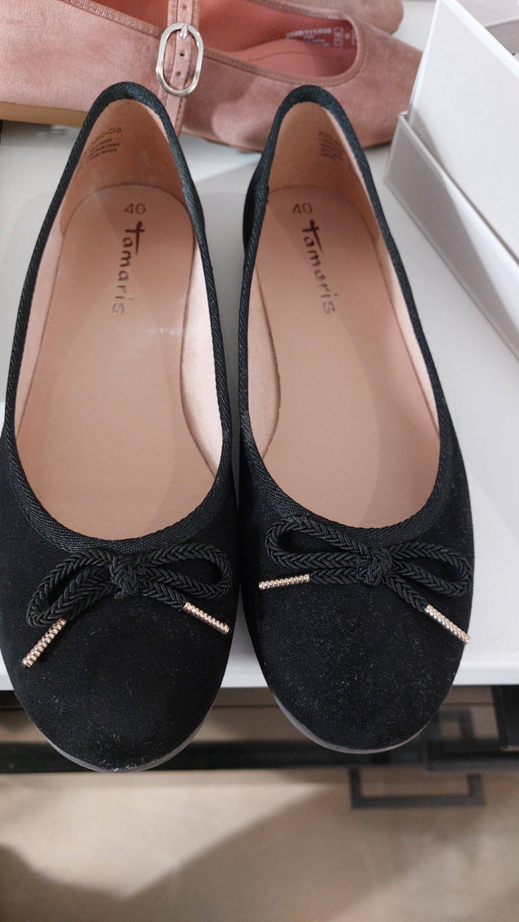 Tamaris Ballerinas Schwarz Größe: 40
