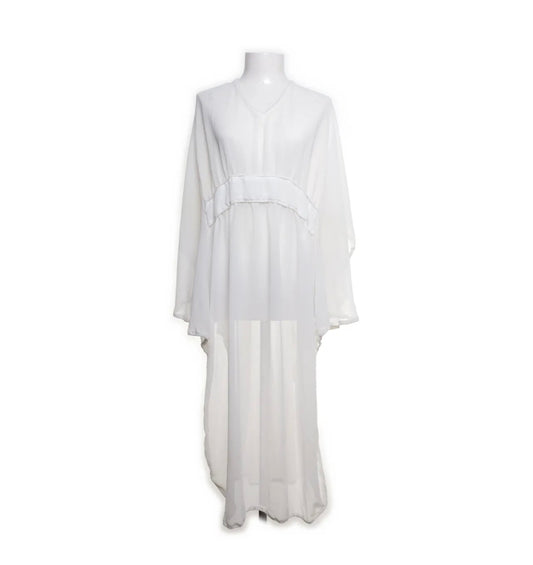Rut & Circle Maxikleid Weiß Größe: 42