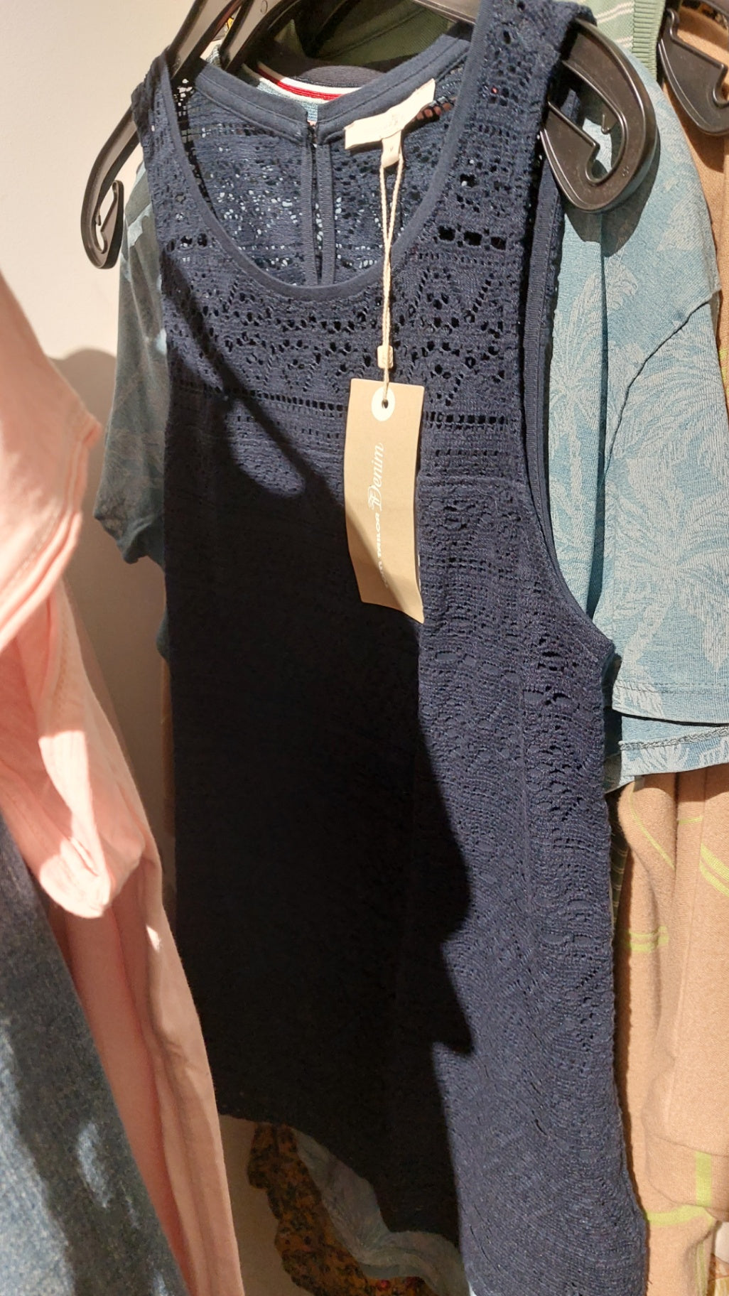 Tom Tailor denim Top Dunkelblau Größe: M