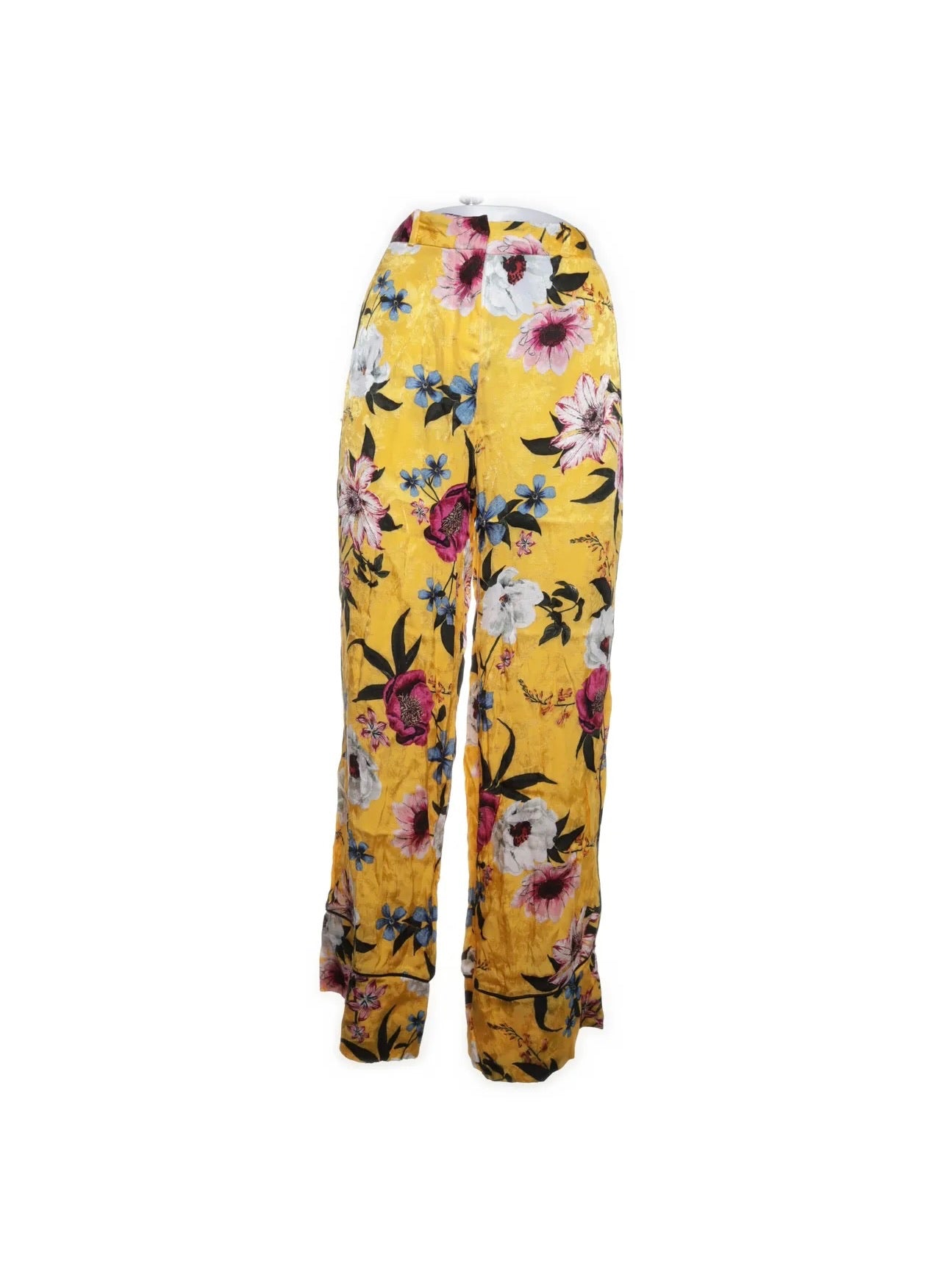 Topshop Palazzo-Hose Gelb Größe: 40