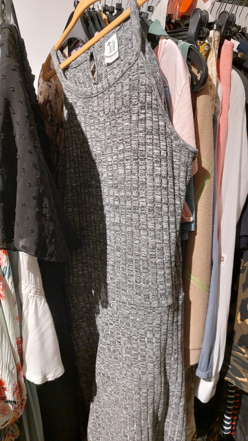 C&A Kleid Grau Größe: 158 / 164