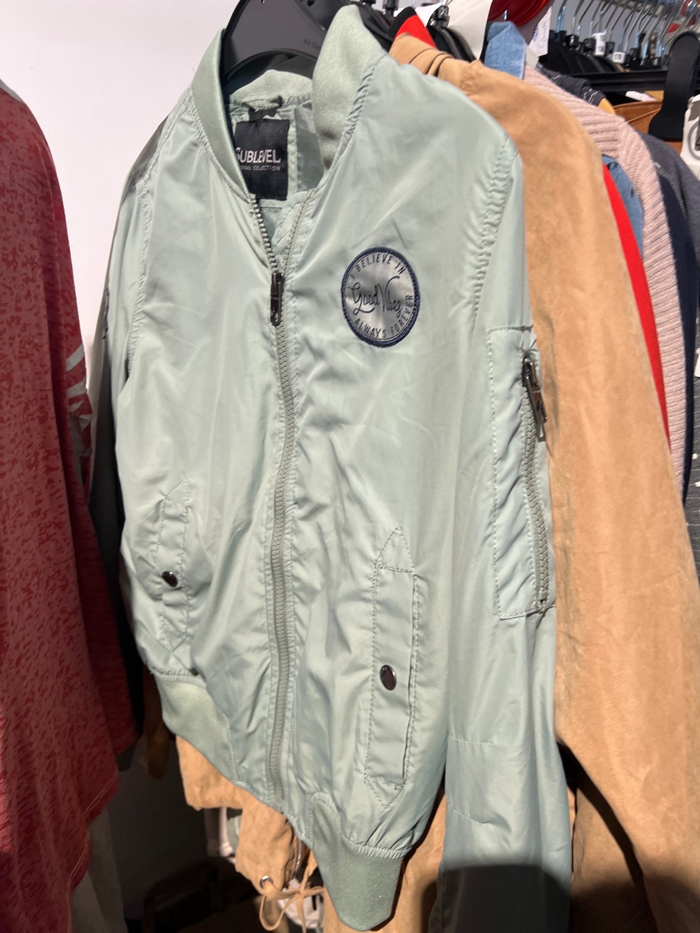 Sublevel Jacke Mintgrün Größe: S