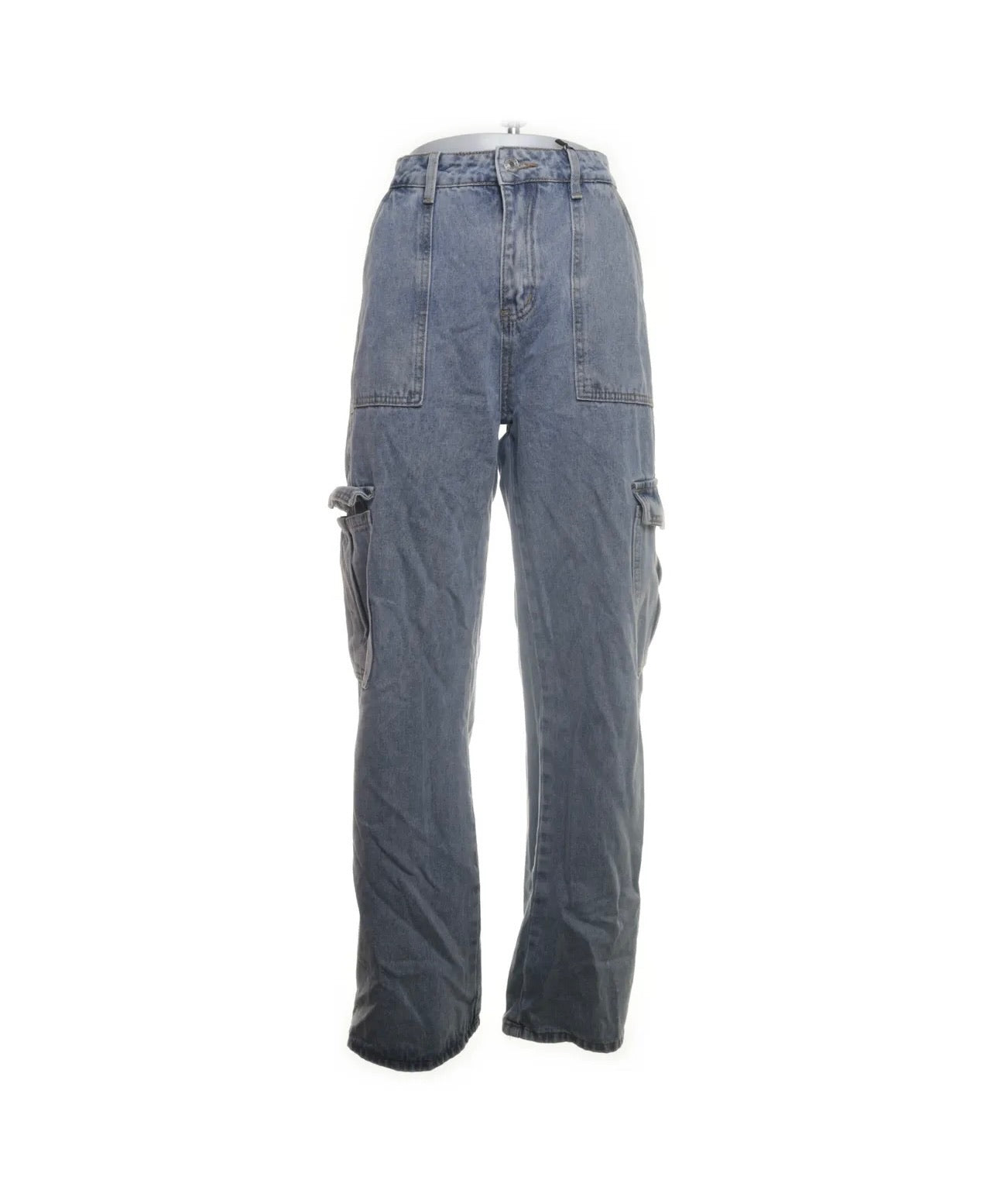 Cargo-Jeans Grau Größe: 36