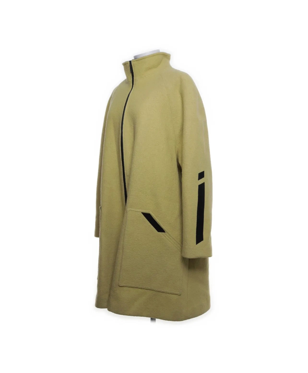 Agneta Vintage Mantel Olive Größe: 42