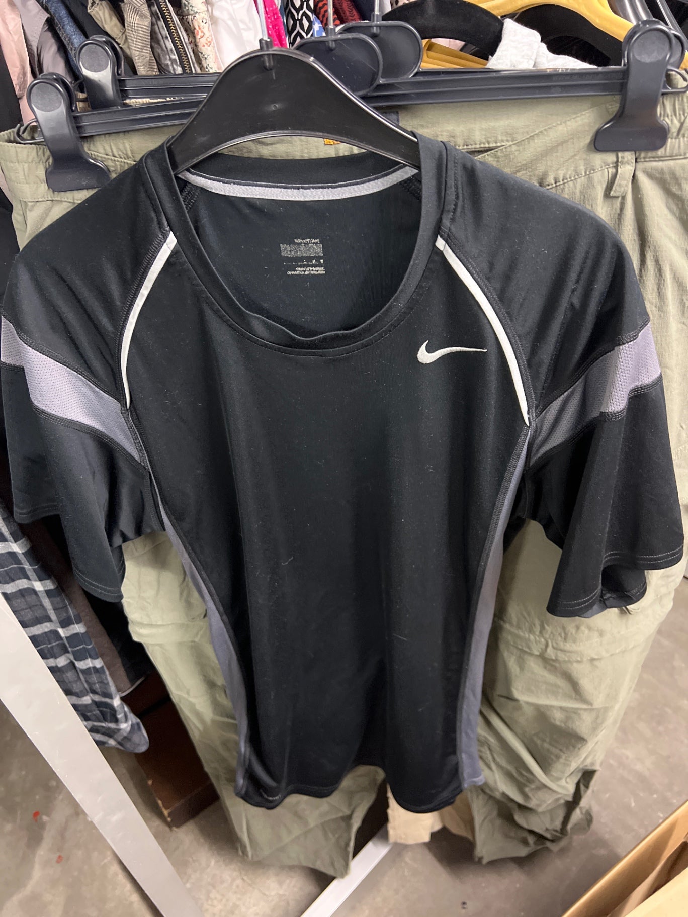 Nike T-Shirt Schwarz Größe: L