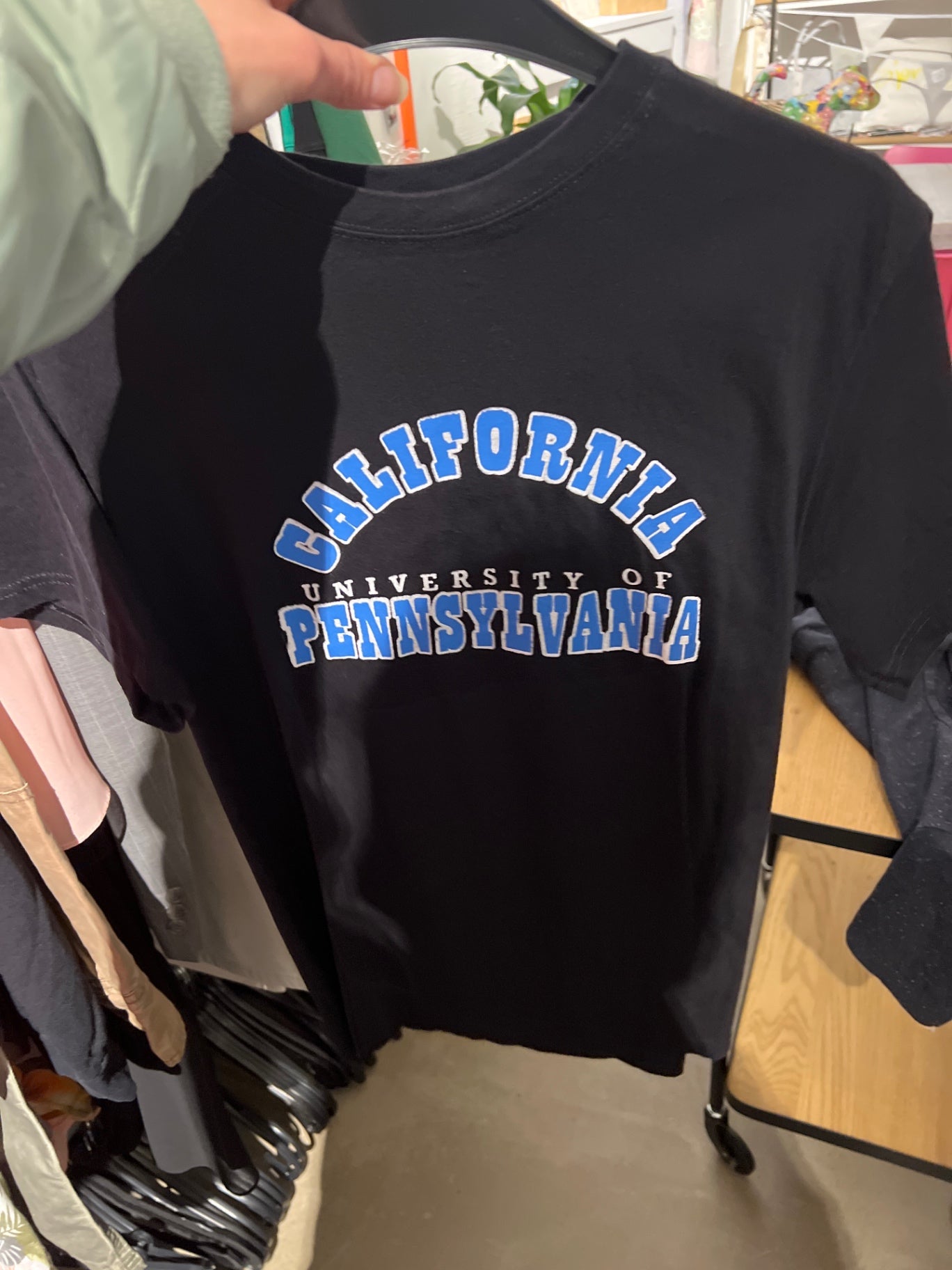 American College T-Shirt Schwarz Größe: M