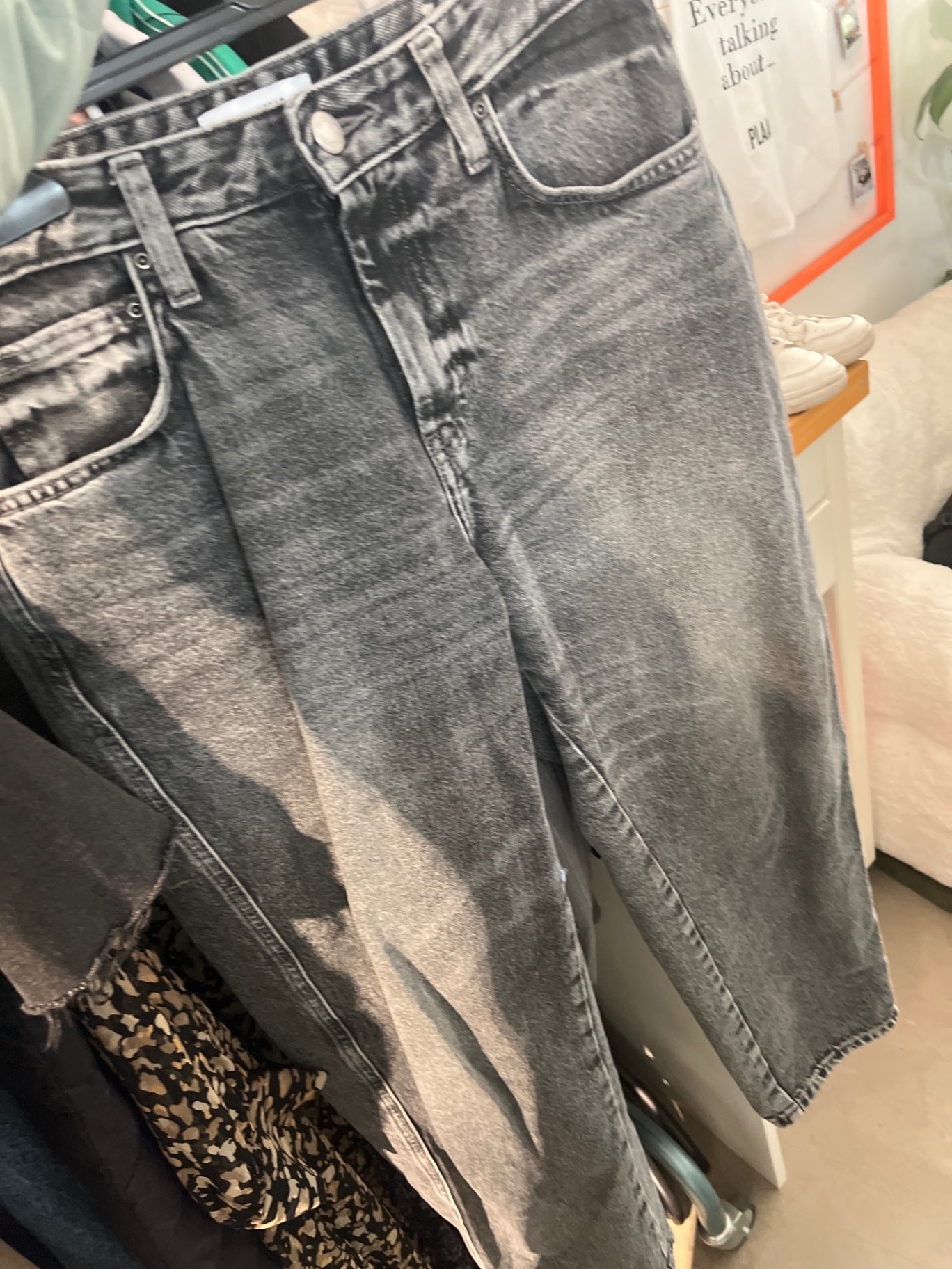 Pull & Bear Jeans Grau Größe: 38